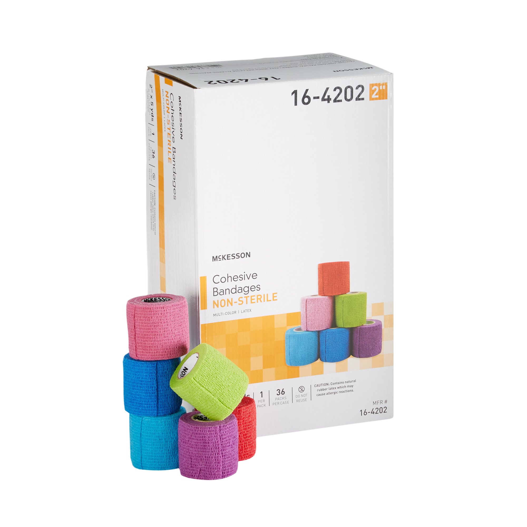 McKesson Brand - 16-4202 McKesson Self-adherent Closure Cohesive Bandage