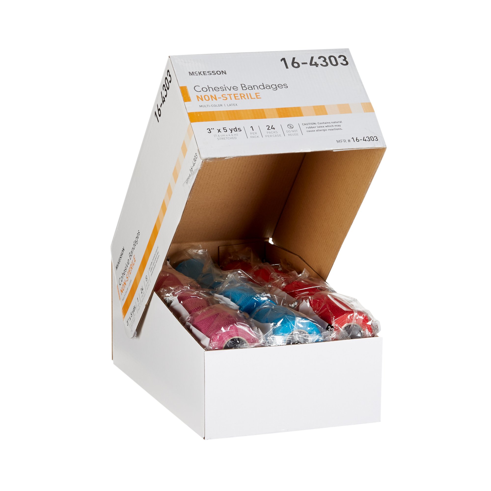 McKesson Brand - 16-4303 McKesson Self-adherent Closure Cohesive Bandage