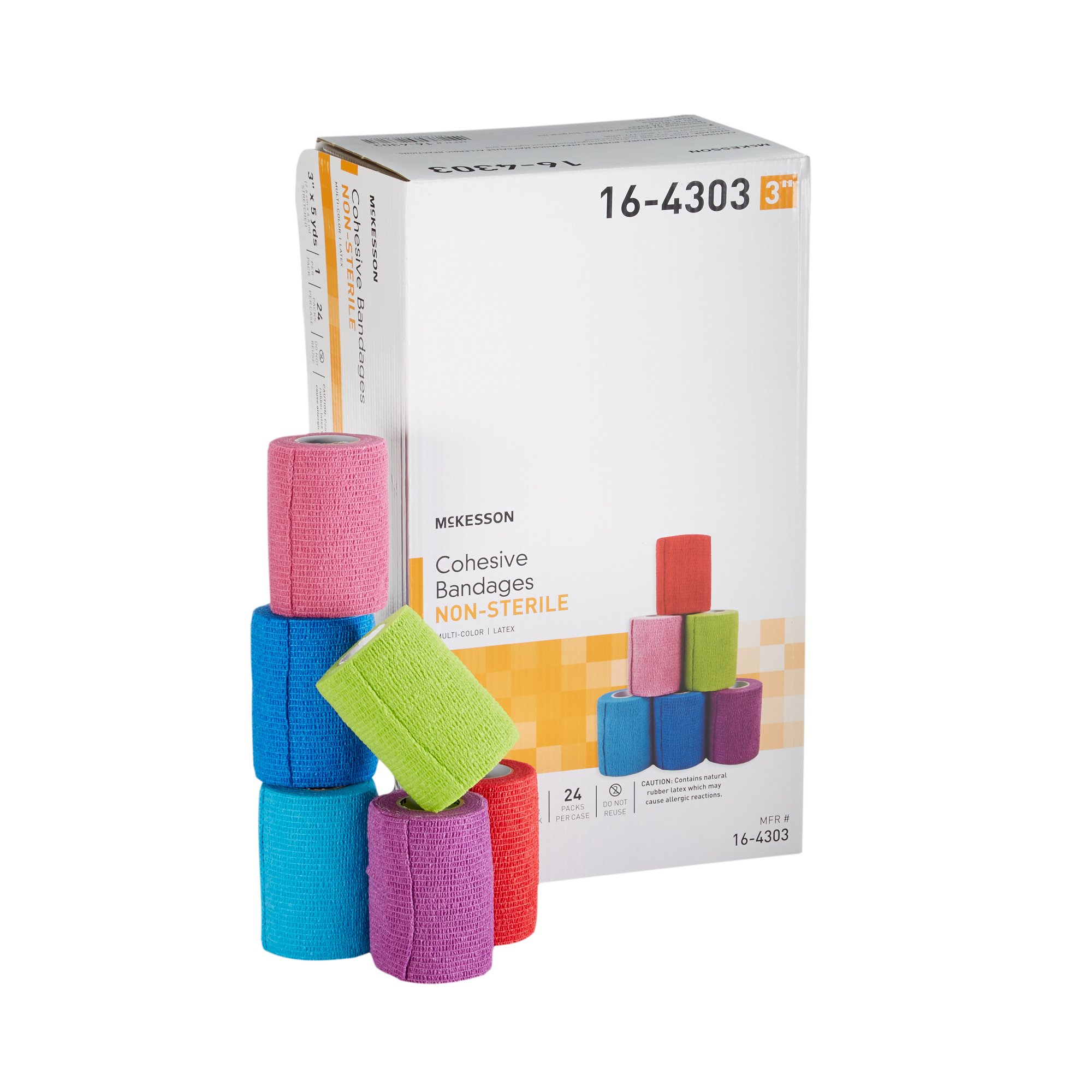 McKesson Brand - 16-4303 McKesson Self-adherent Closure Cohesive Bandage