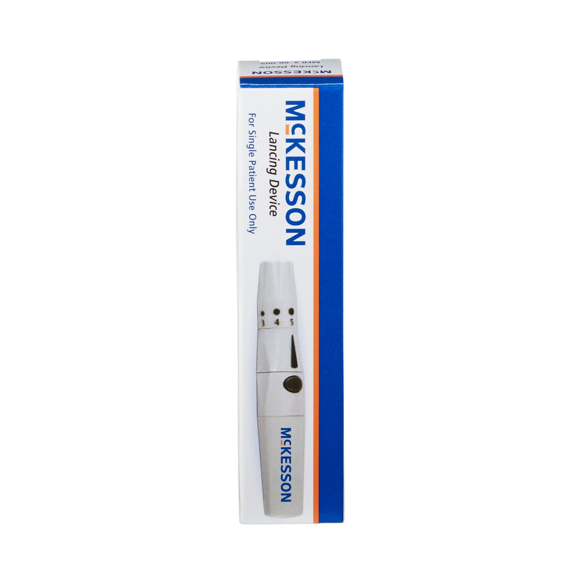McKesson Brand - 06-005 Lancing Device McKesson Push Button Activation Finger