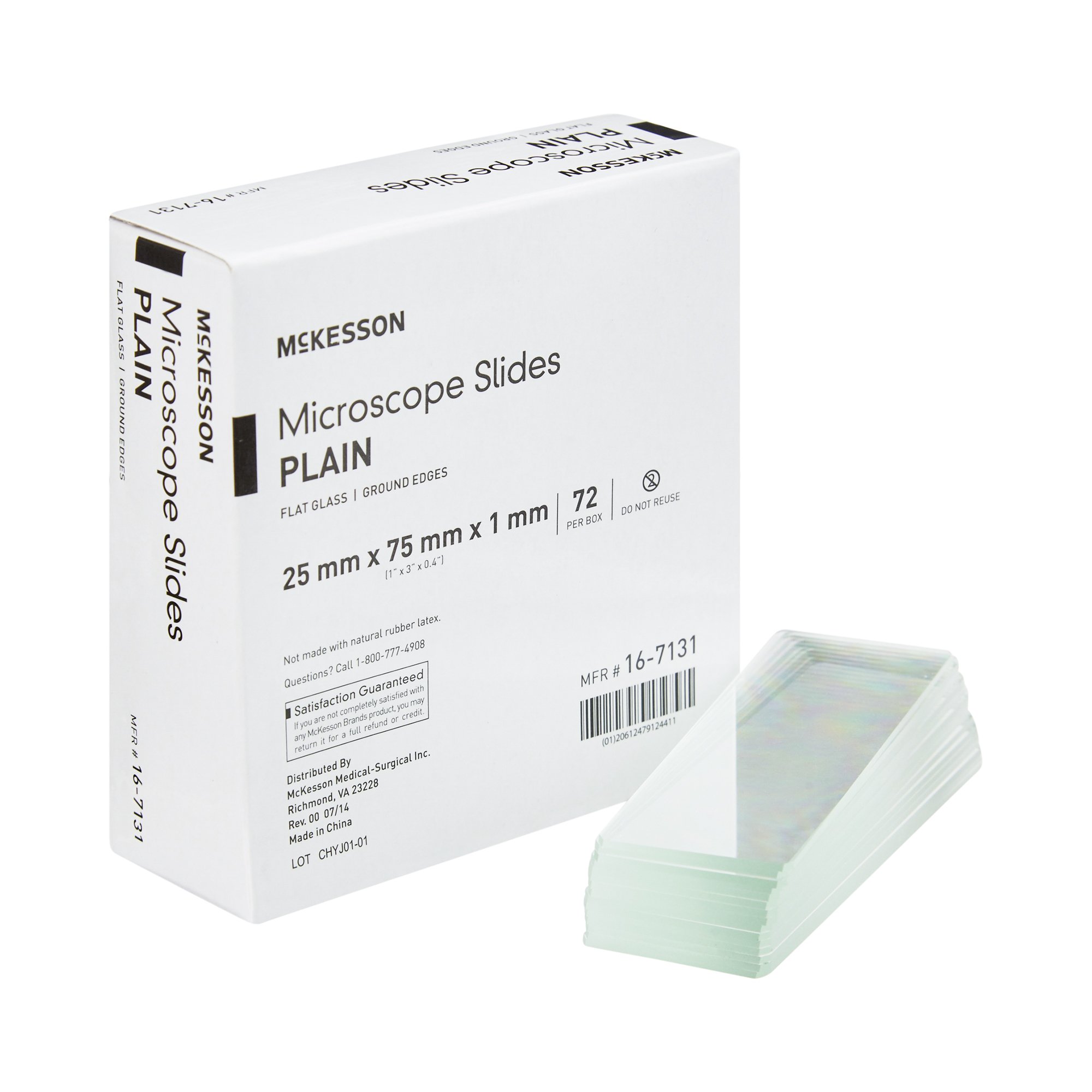 McKesson Brand - 16-7131 McKesson Plain Microscope Slide