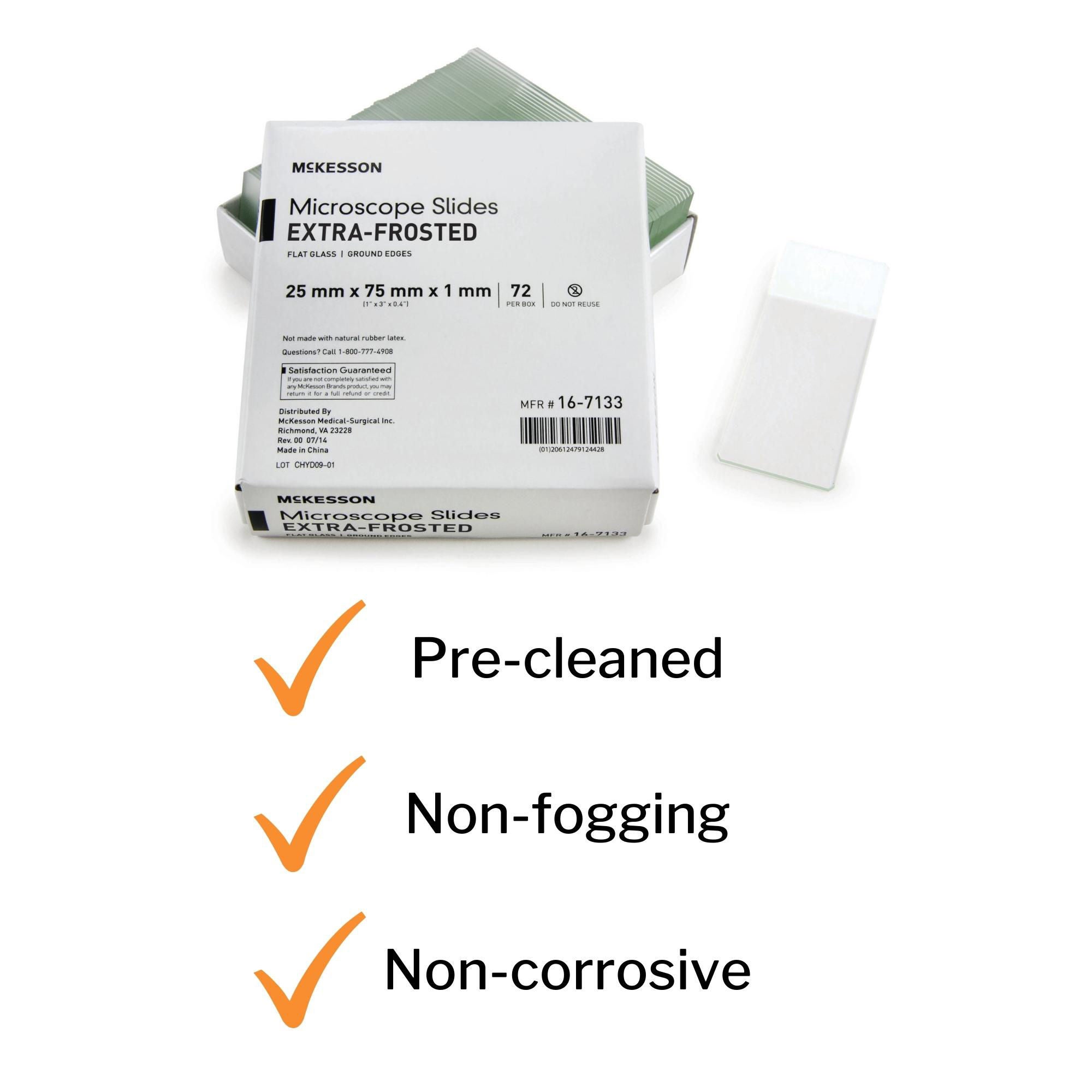 McKesson Brand - 16-7133 McKesson Glass Microscope Slide