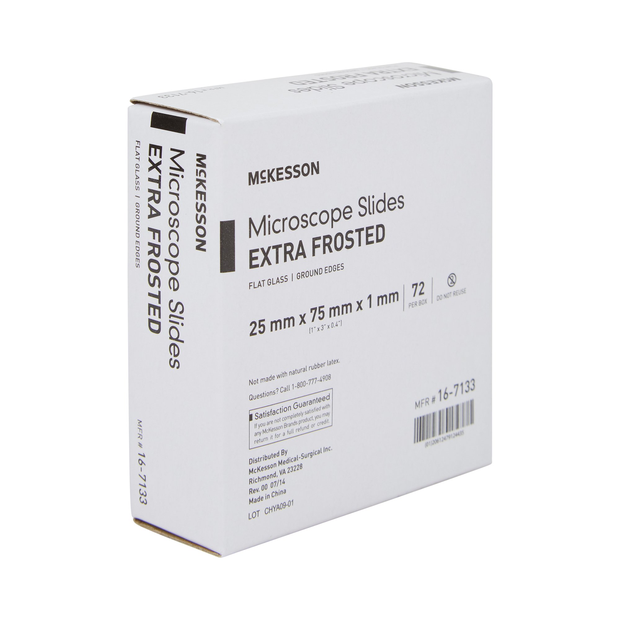 McKesson Brand 16-7133 - McKesson Glass Microscope Slide, 1 x 3 Inch x 1 mm - 1/Box, 20/Case