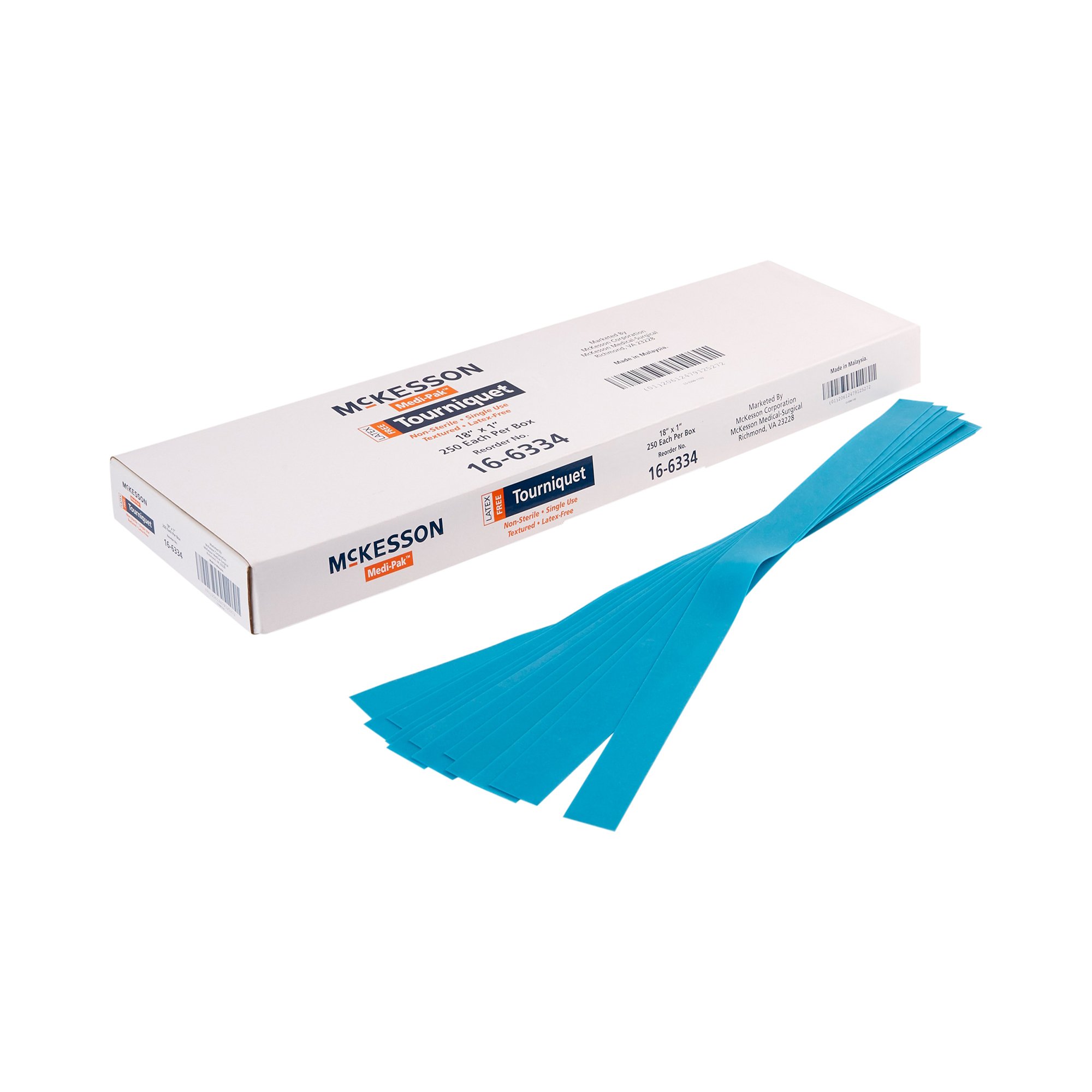 McKesson Brand - 16-6334 McKesson Textured Polyisoprene Tourniquet Strap