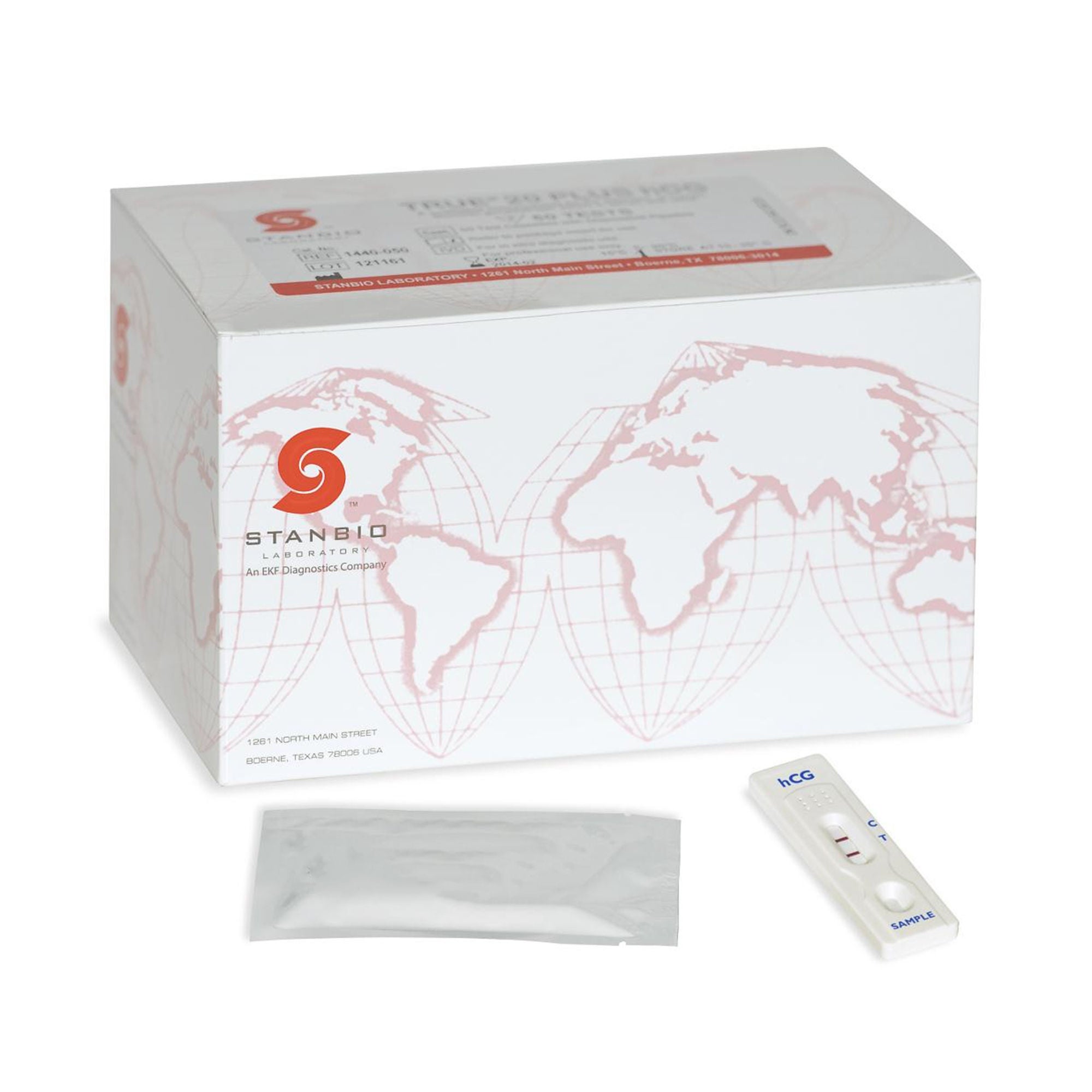 Stanbio Laboratory - 1430-050 Reproductive Health Test Kit True® 20 hCG Pregnancy Test 50 Tests CLIA Waived