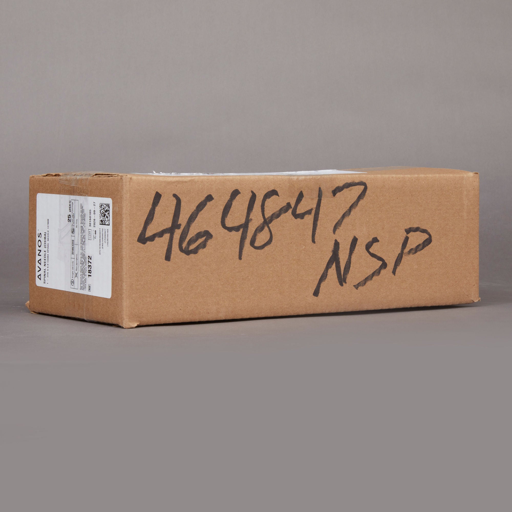Avanos Medical Sales LLC - 18372 Spinal Needle AVANOS* Chiba Style 22 Gauge 5 Inch Length Sterile