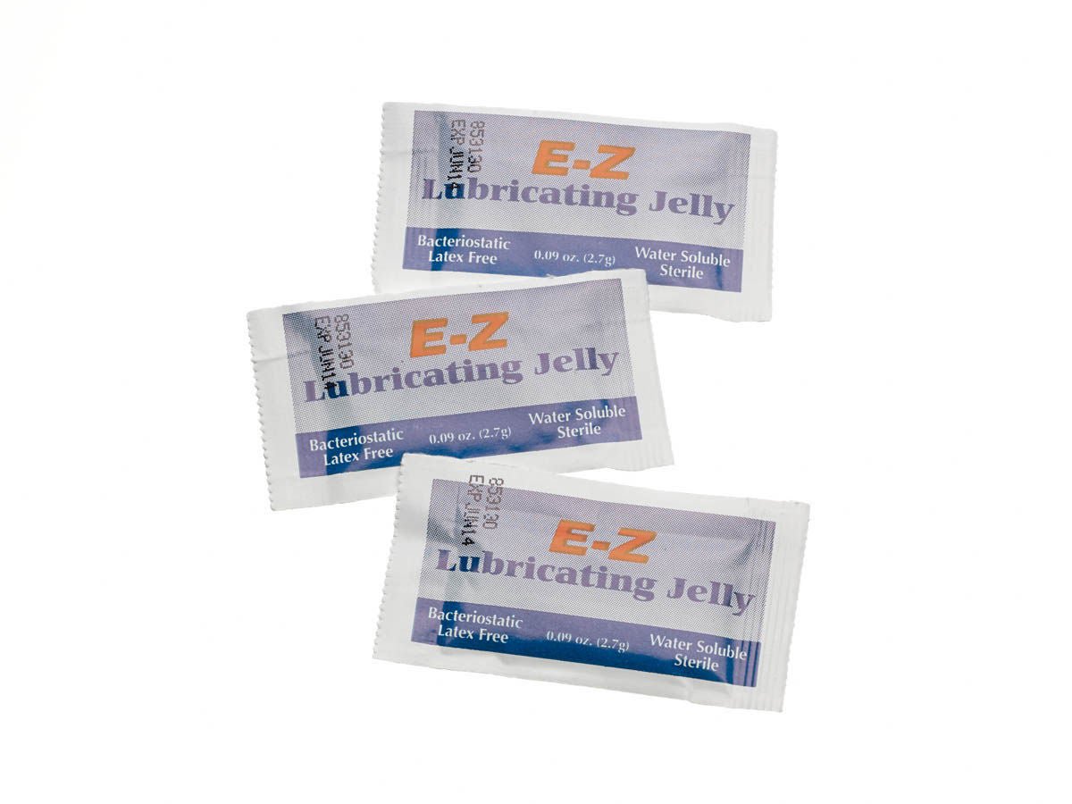 Medline - MDS032273Z Lubricating Jelly E-Z 2.7 Gram Individual Packet Sterile