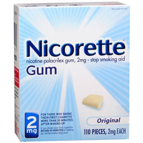 Glaxo Consumer Products - 00135015707 Nicorette® Stop Smoking Aid Gum 2 mg Original