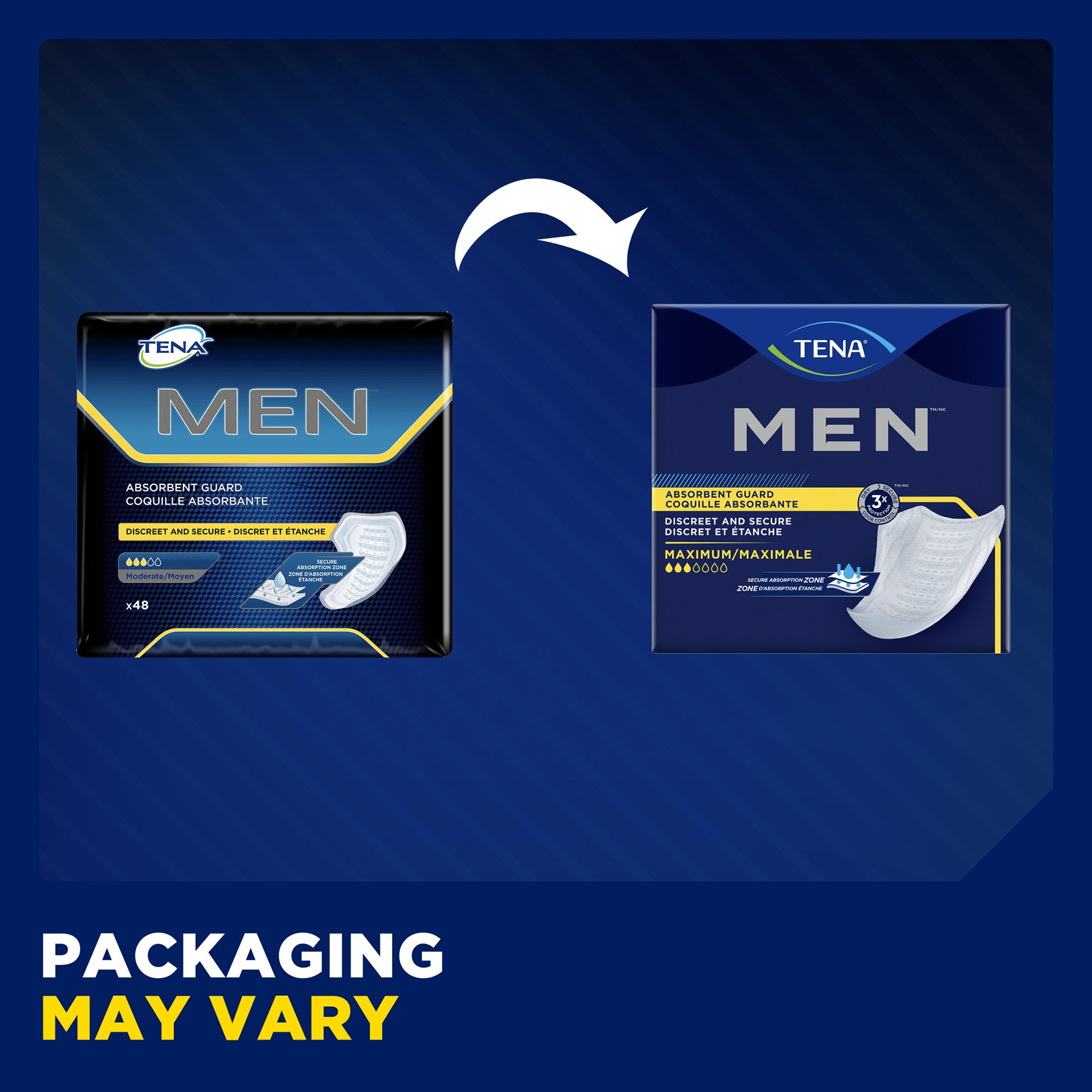 Essity HMS North America Inc - 50600 Tena® MEN™ Maximum Guards