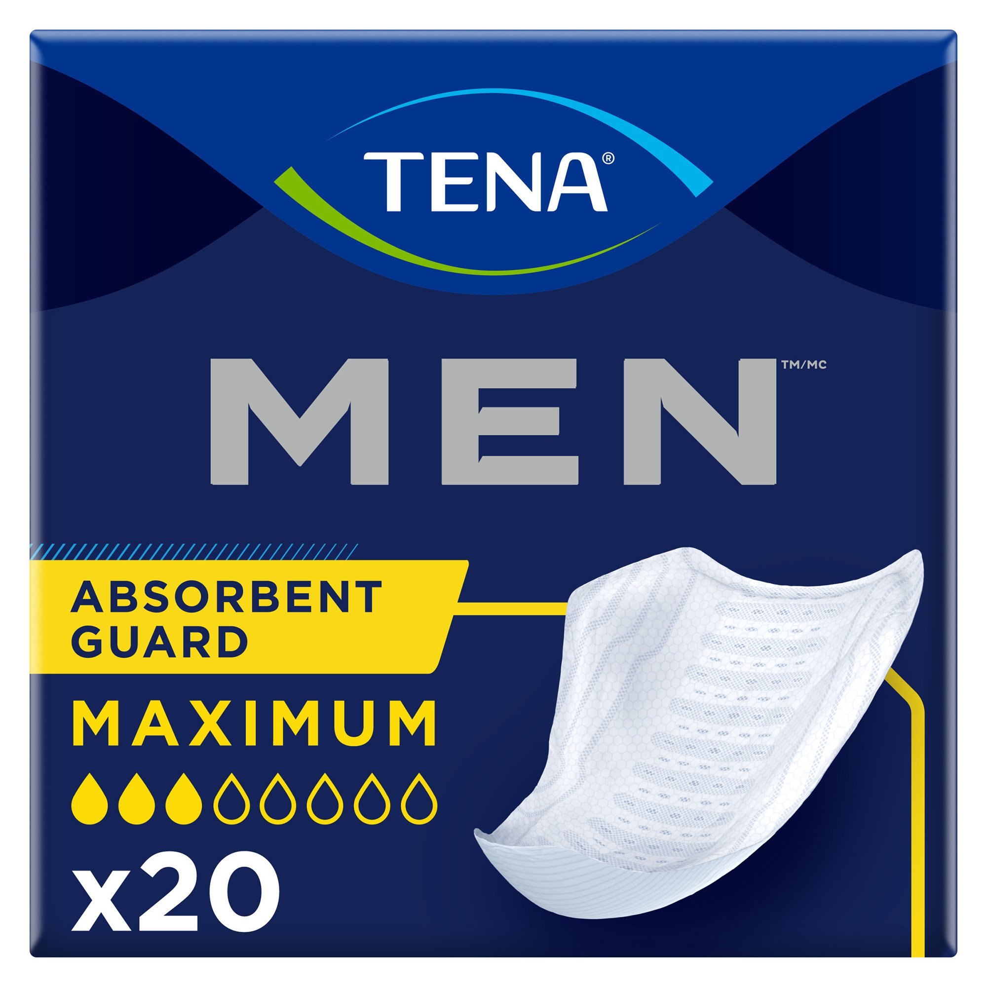 Essity HMS North America Inc - 50600 Tena® MEN™ Maximum Guards