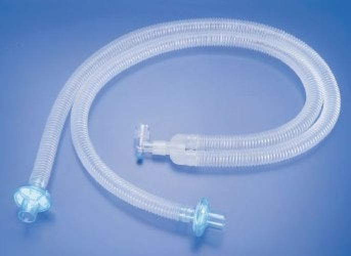 ICU Medical FKA Smiths Medical - 450907 Anesthesia Breathing Circuit Portex® Expandable Tube 87 Inch Tube Dual Limb Adult 2 Liter Bag Single Patient Use