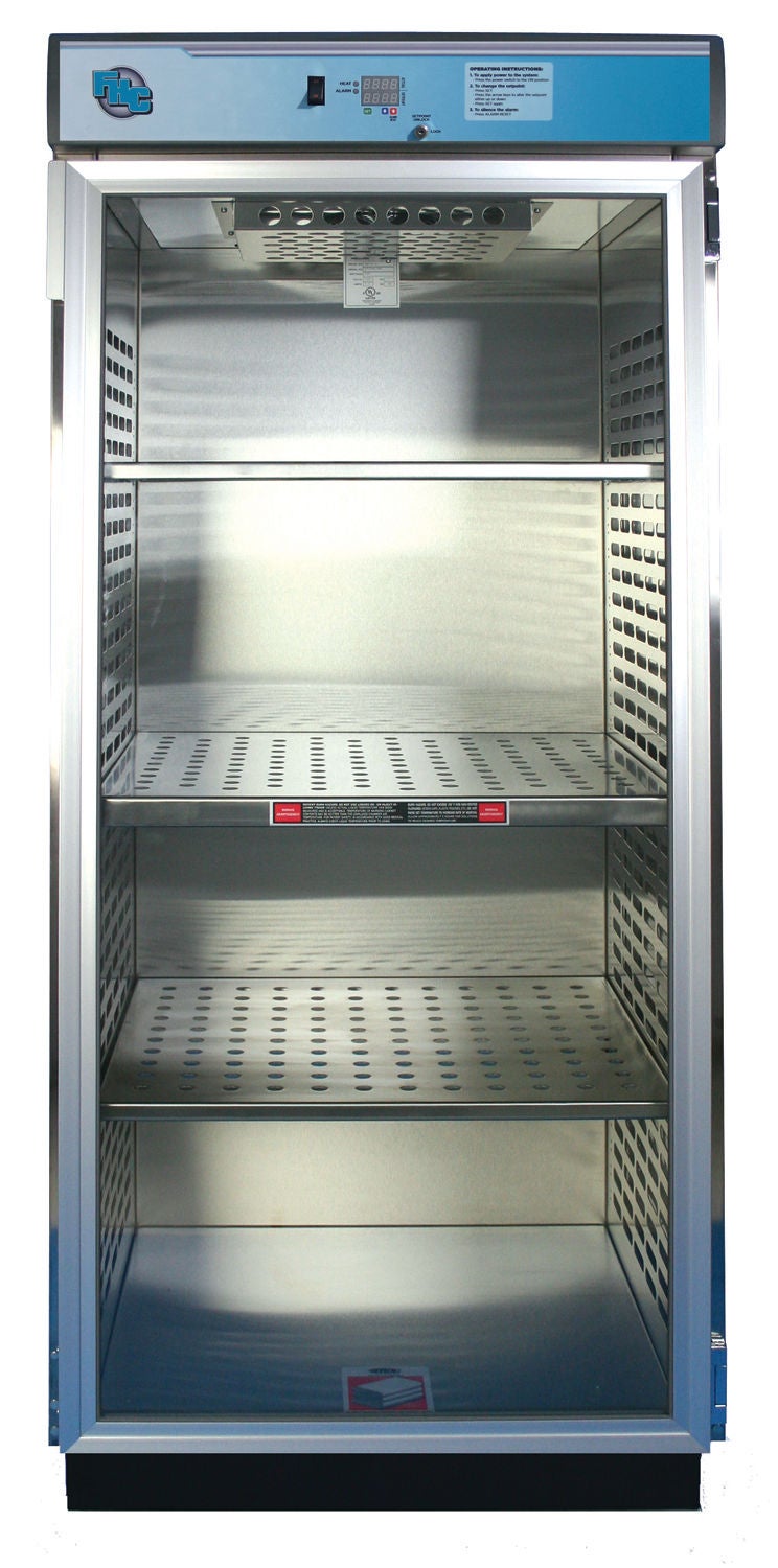 Future Health Concepts - FHCSWC72-G Blanket and Fluid Warmer Floorstanding 1 Door 2 Adjustable Shelves / 2 Fixed Shelves
