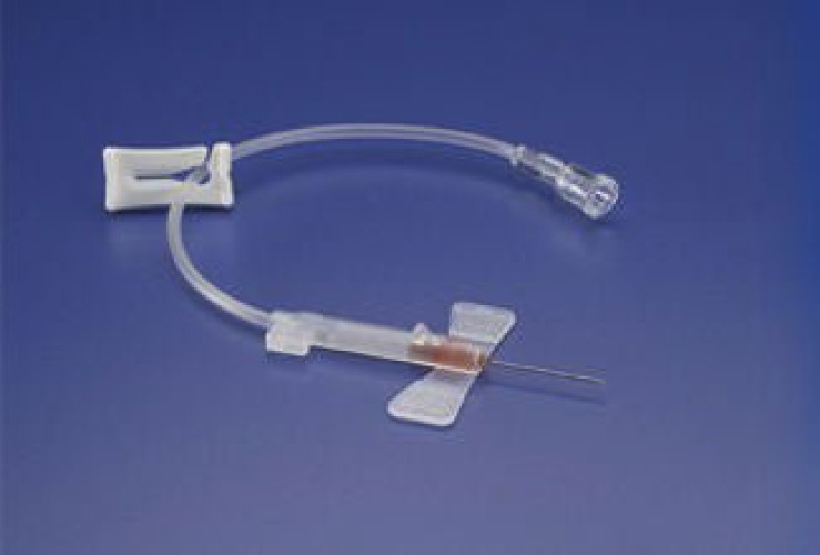 ICU Medical FKA Smiths Medical - 972312 Saf-T Wing® Blood Collection Set 23 Gauge 3/4 Inch Needle Length Safety Needle 12 Inch Tubing Sterile