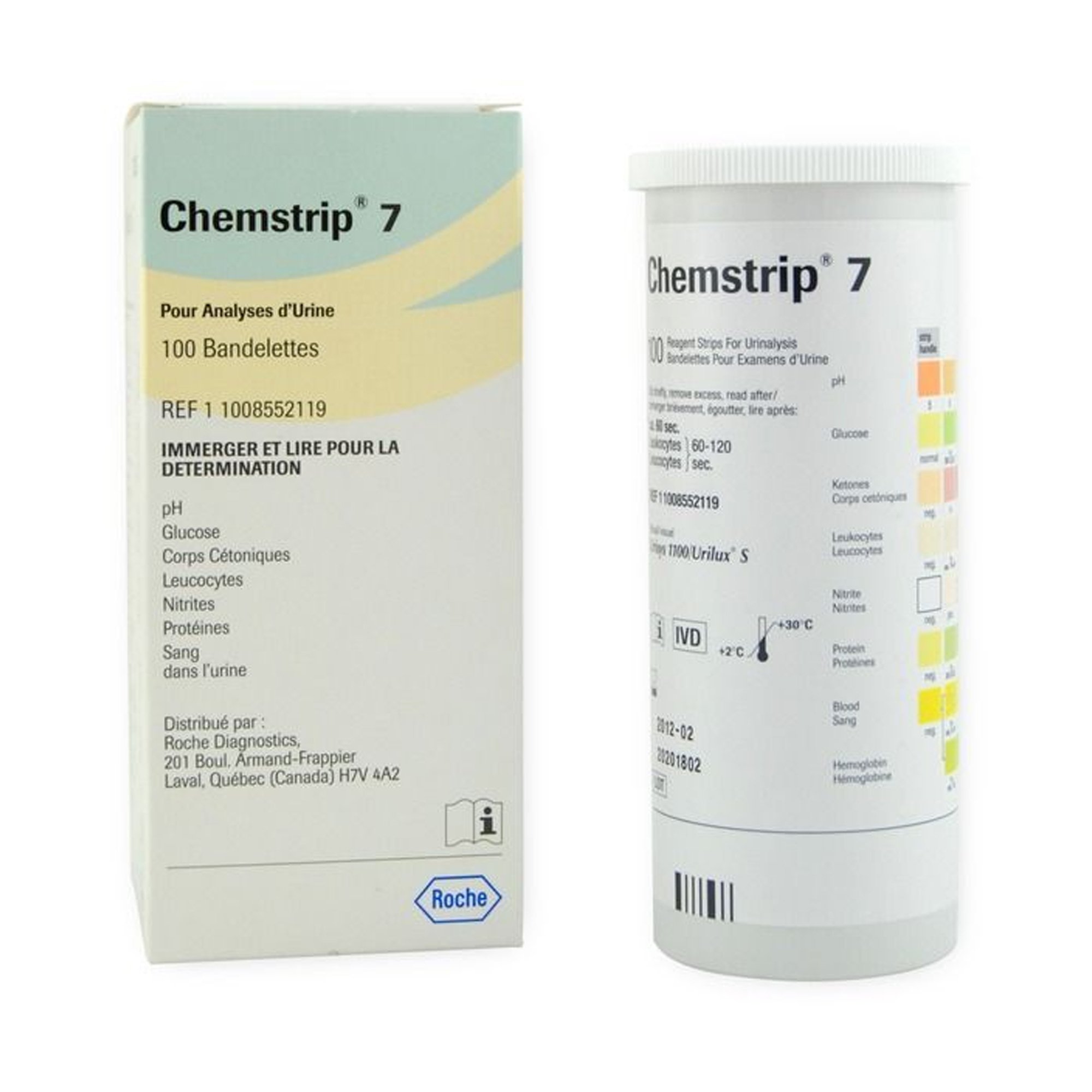 Roche Diagnostics - 11008552160 Chemstrip® 7 Urinalysis Reagent