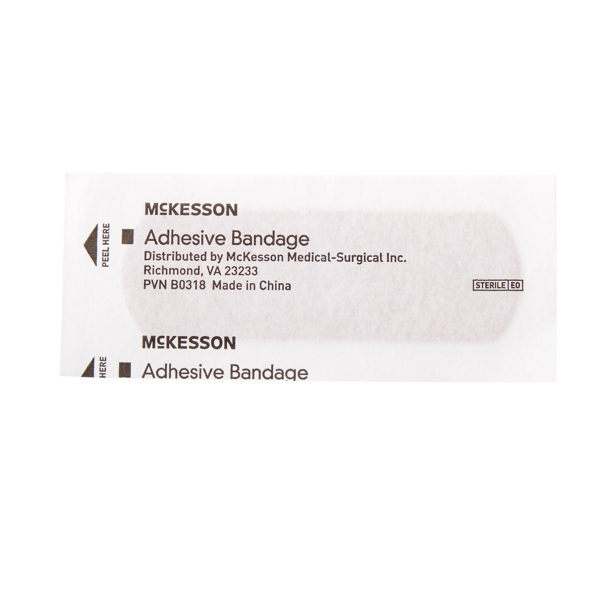 McKesson Brand 16-4811 - McKesson Tan Adhesive Strip, 1 x 3 Inch - 100/Box, 2400/Case