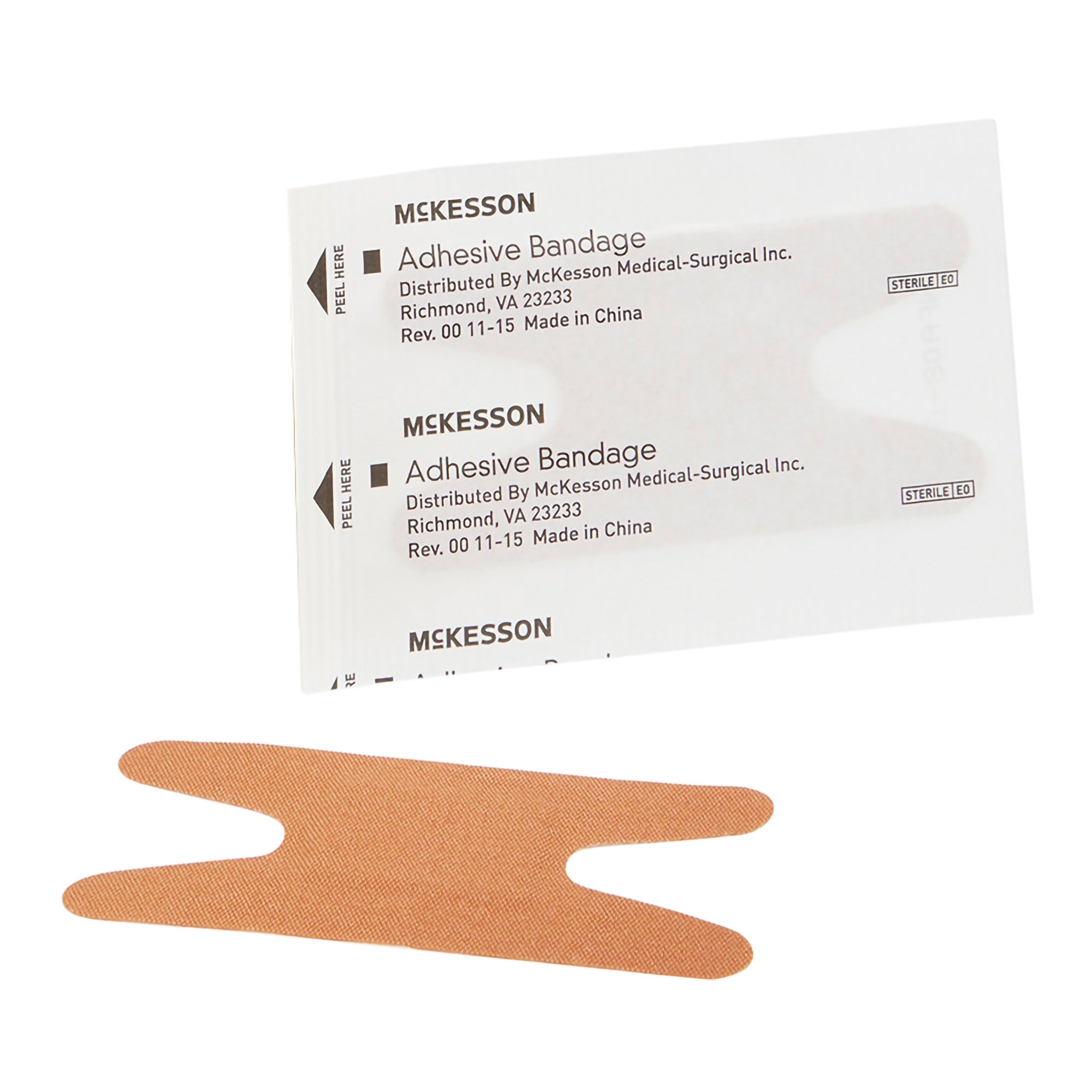 McKesson Brand - 16-4814 McKesson Knuckle Tan Adhesive Strip