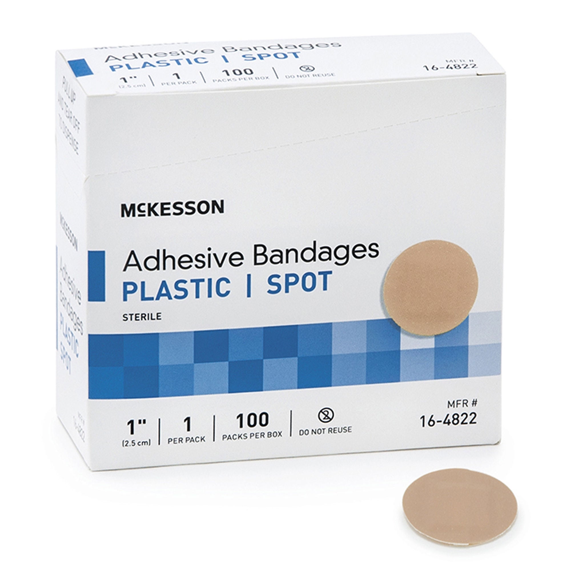 McKesson Adhesive Spot Bandage 16-4822 by McKesson Brand