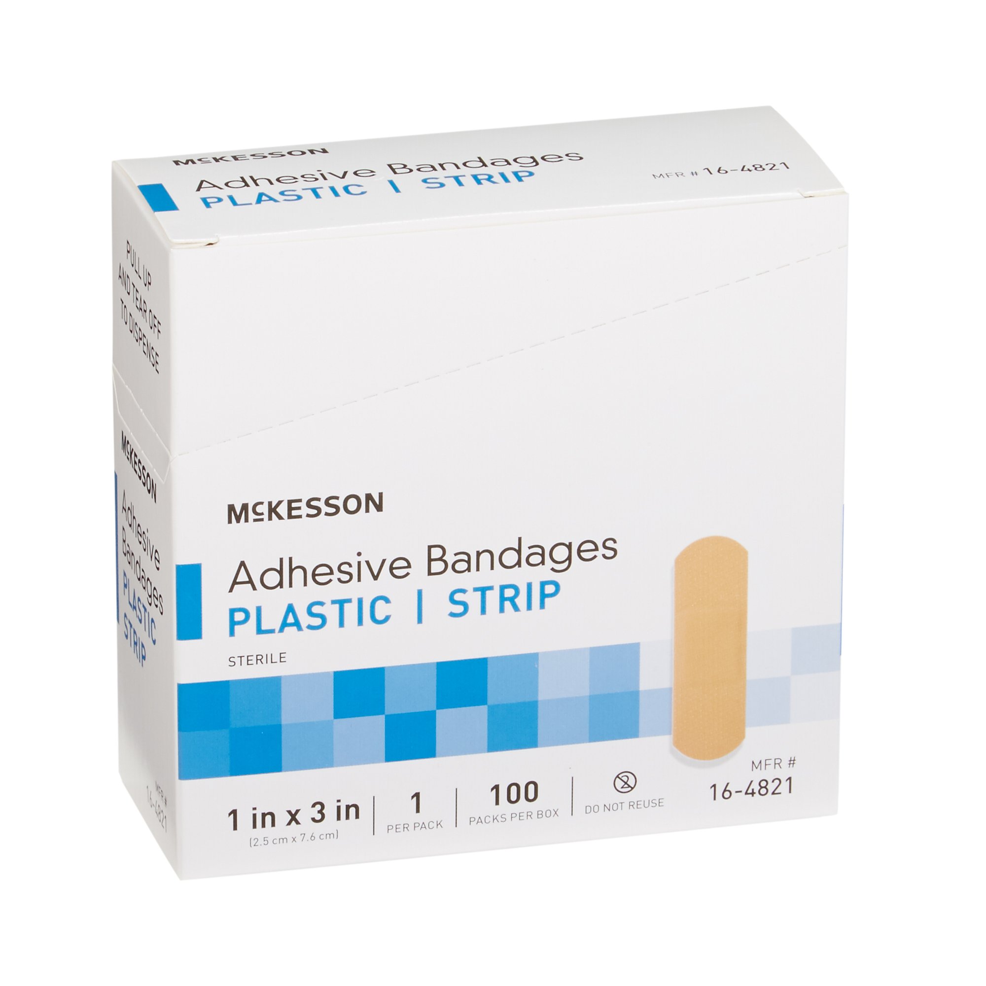 McKesson Brand - 16-4821 McKesson Tan Adhesive Strip