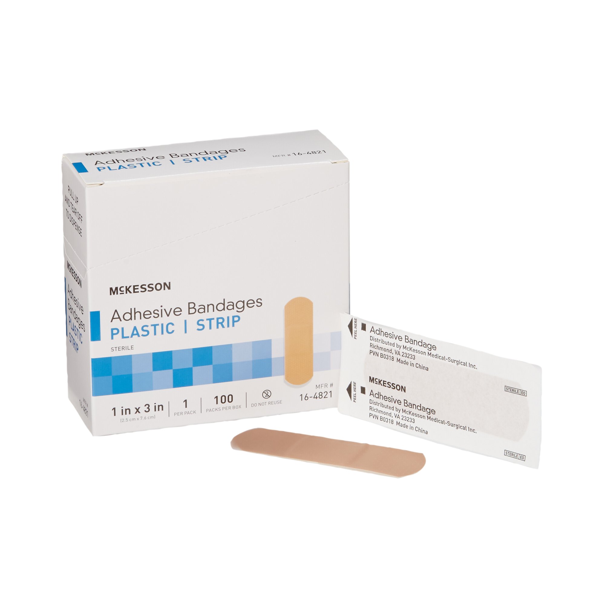 McKesson Brand - 16-4821 McKesson Tan Adhesive Strip