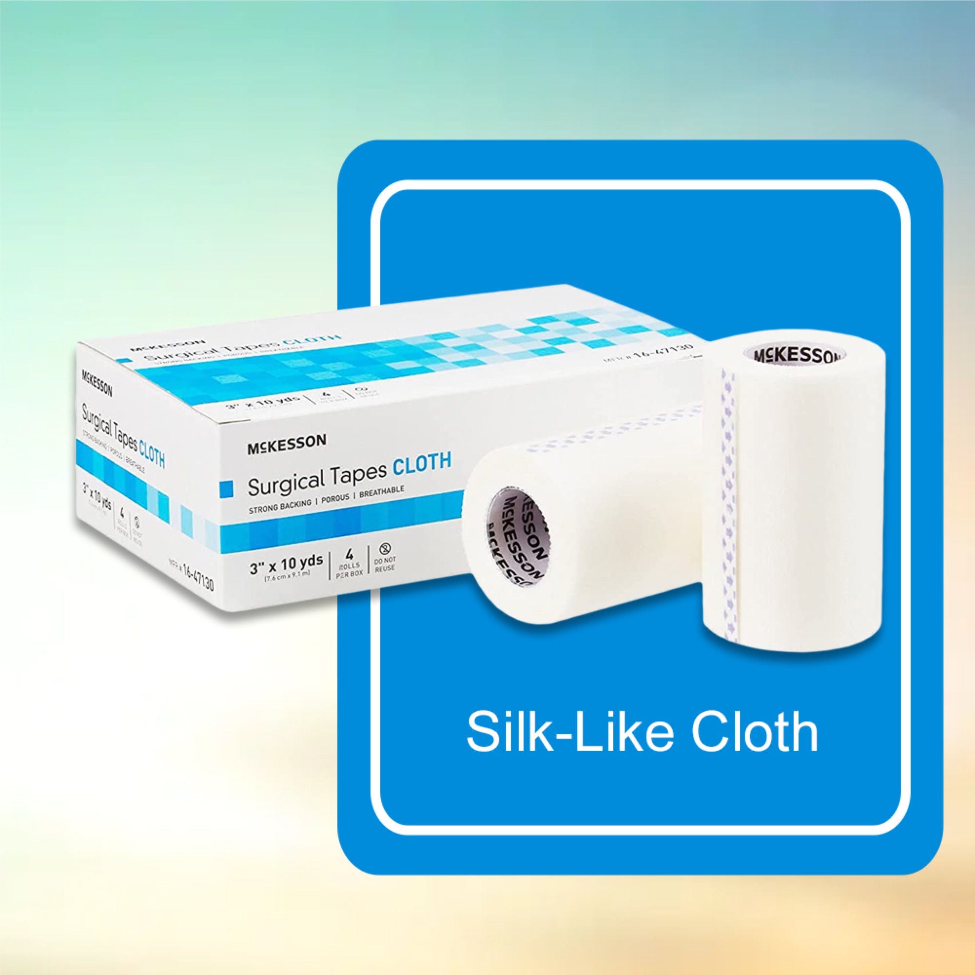 McKesson Brand - 16-47130 McKesson Silk-Like Cloth Medical Tape