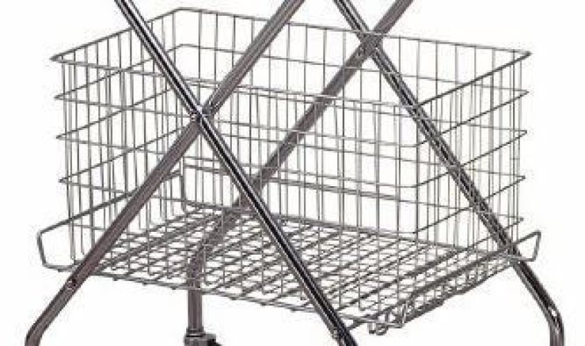 McKesson Brand - 81-63021 Cart Coated Wire Basket McKesson For 81-63400 entrust™ Multi-Purpose Cart
