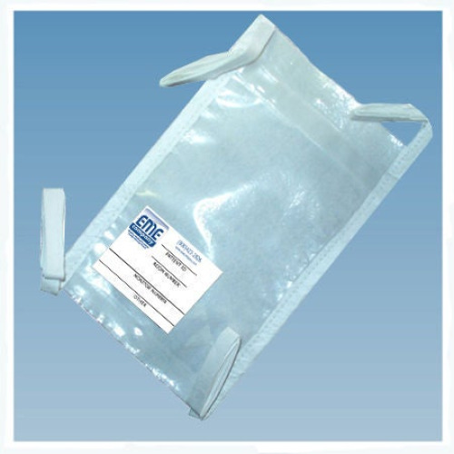 Electro Medical - 5-P Telemetry Pouch 7 L X 5 W Inch, Clear Front With White Polyester Back, With 24 Inch L String, Label Telemetry Unit