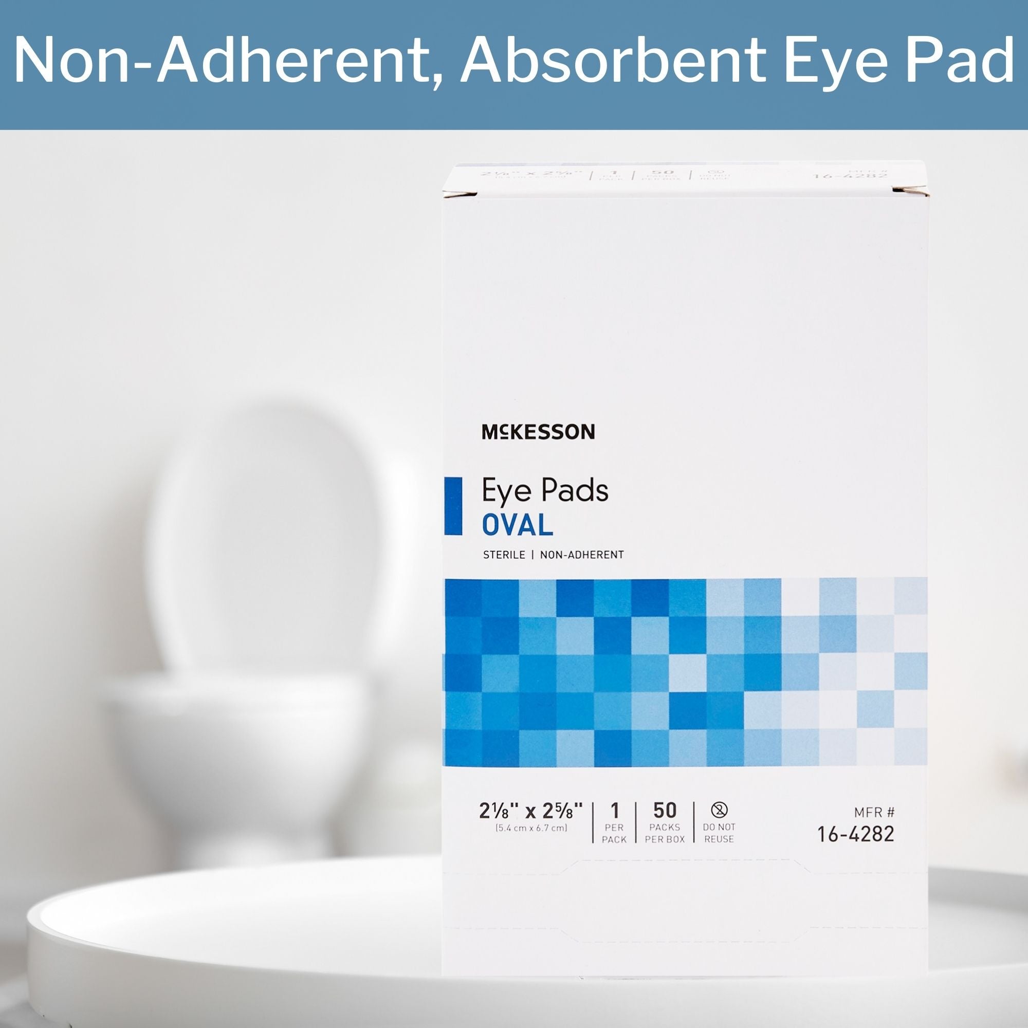 McKesson Brand - 16-4282 McKesson Eye Pad