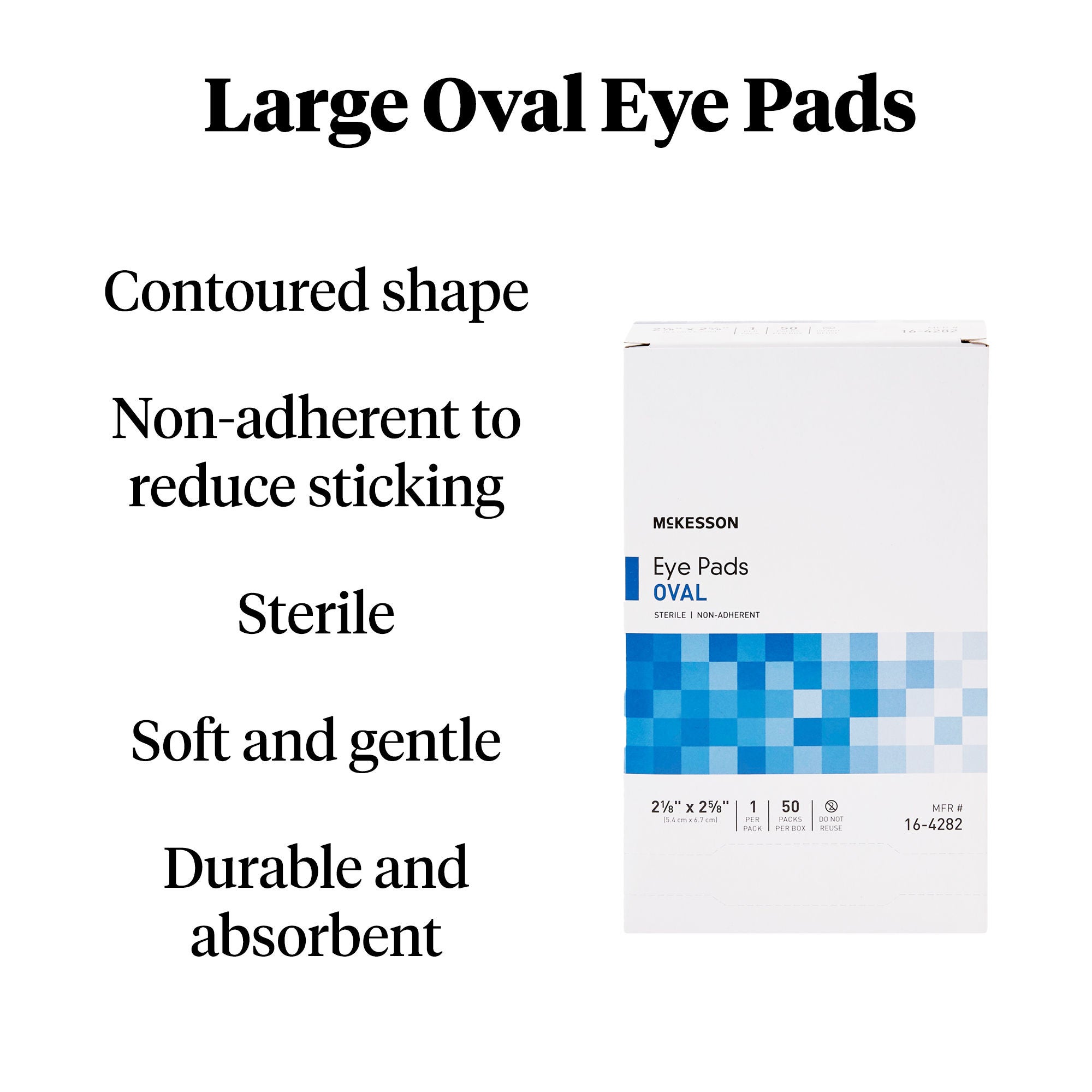 McKesson Eye Pad 16-4282 by McKesson Brand