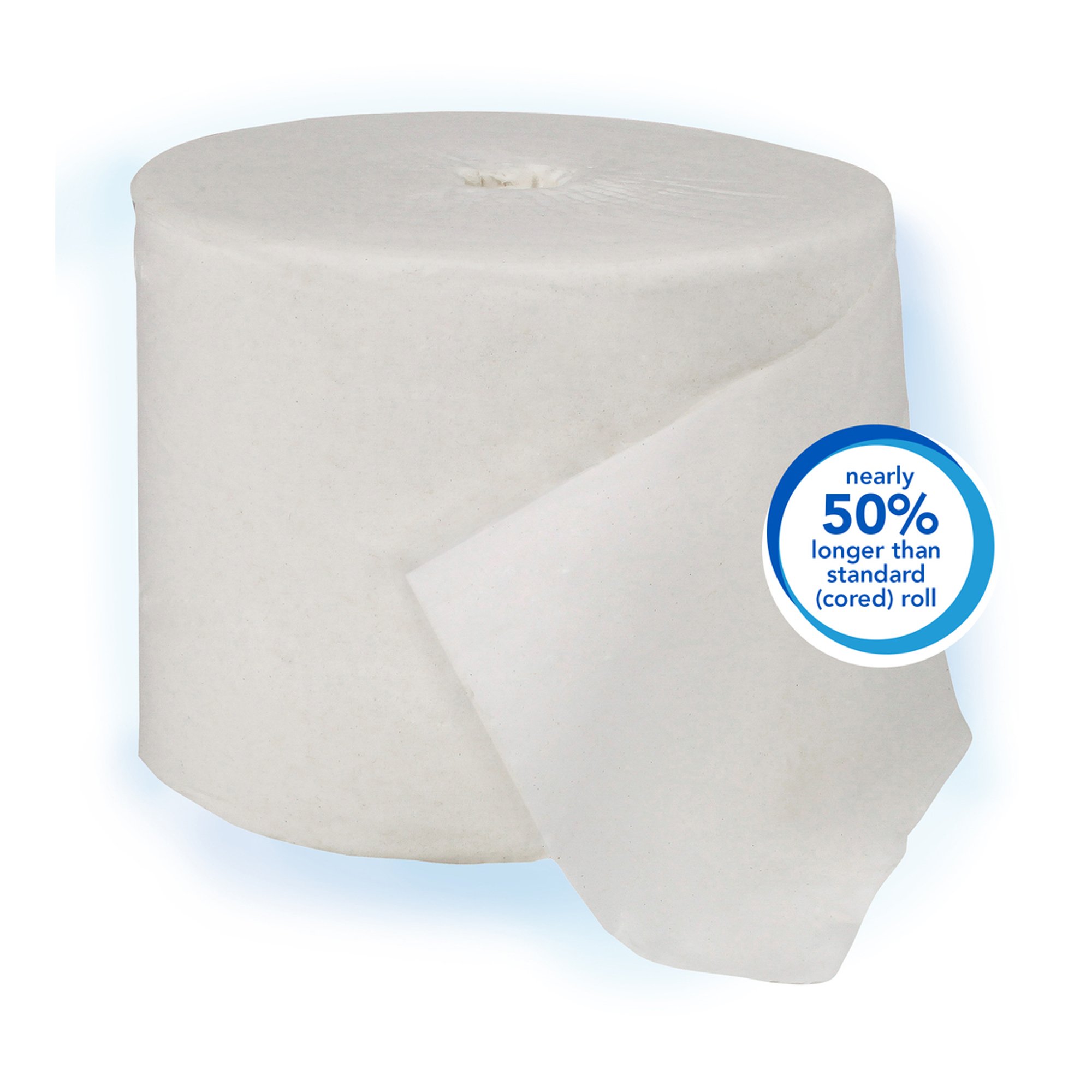 Kimberly Clark 04007 - Scott Essential Toilet Tissue, 2-Ply, Standard Size, Coreless Roll - 36/Case