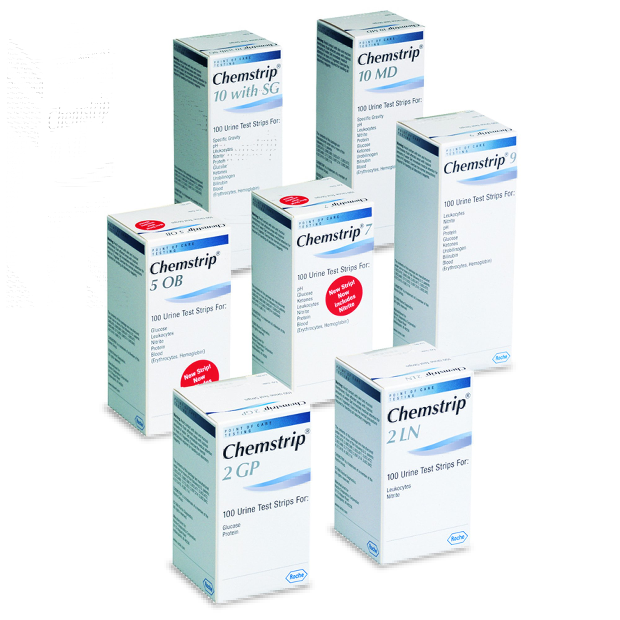 Roche Diagnostics 11893467160 - Chemstrip® 5 OB Urinalysis Reagent, General Chemistry tests - 1/Vial, 6/Case