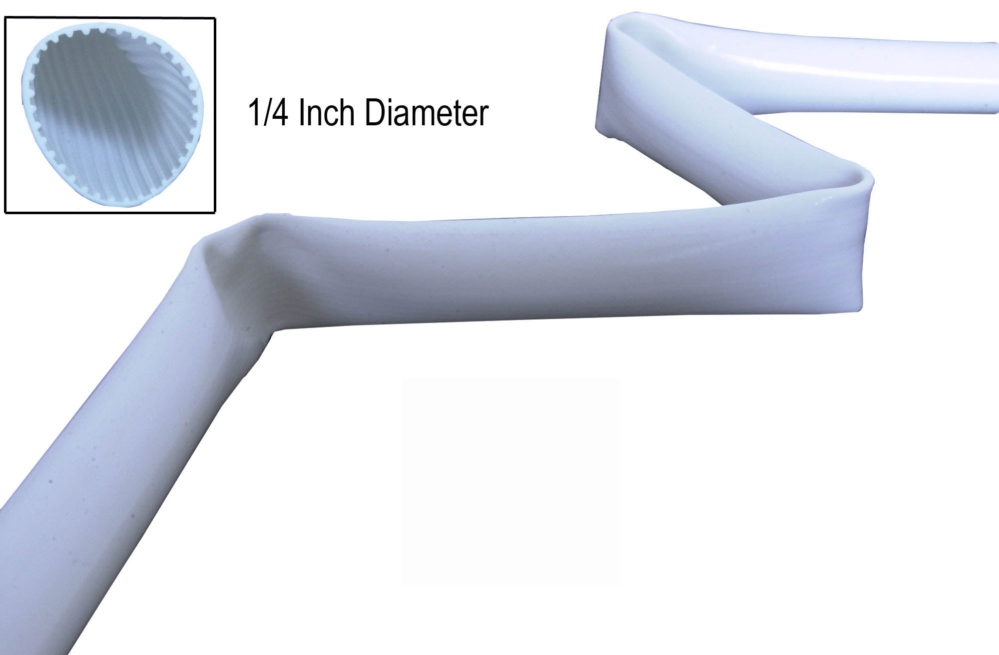 Axiom Medical - 101825 Wound Drain Tube Flat Type Without Attachment Flat Channel Type 1/4 Inch Size Sterile