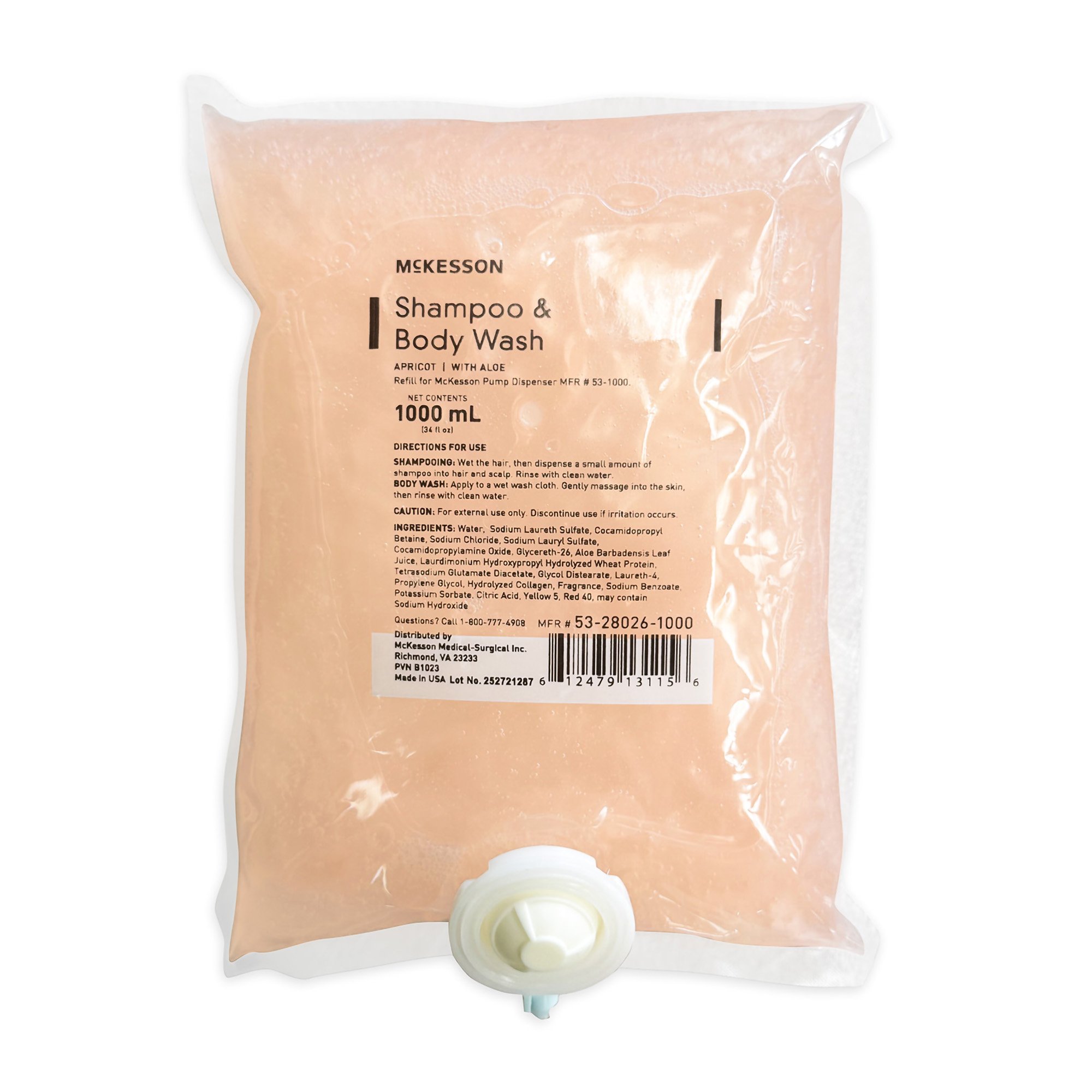 McKesson Brand - 53-28026-1000 McKesson Shampoo and Body Wash