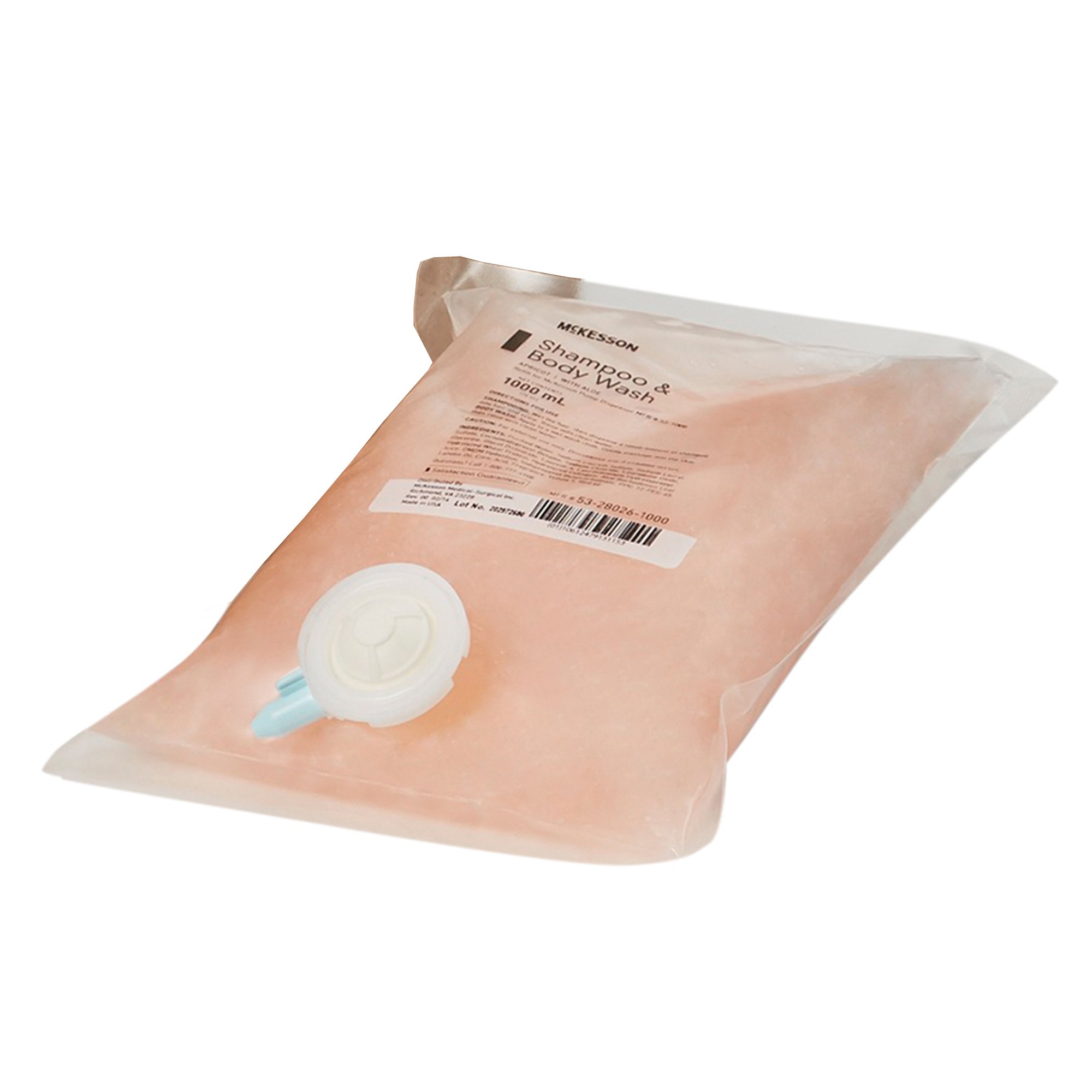 McKesson Brand 53-28026-1000 - McKesson Shampoo and Body Wash, 1000 mL Dispenser Refill Bag - 1/Each, 10/Case