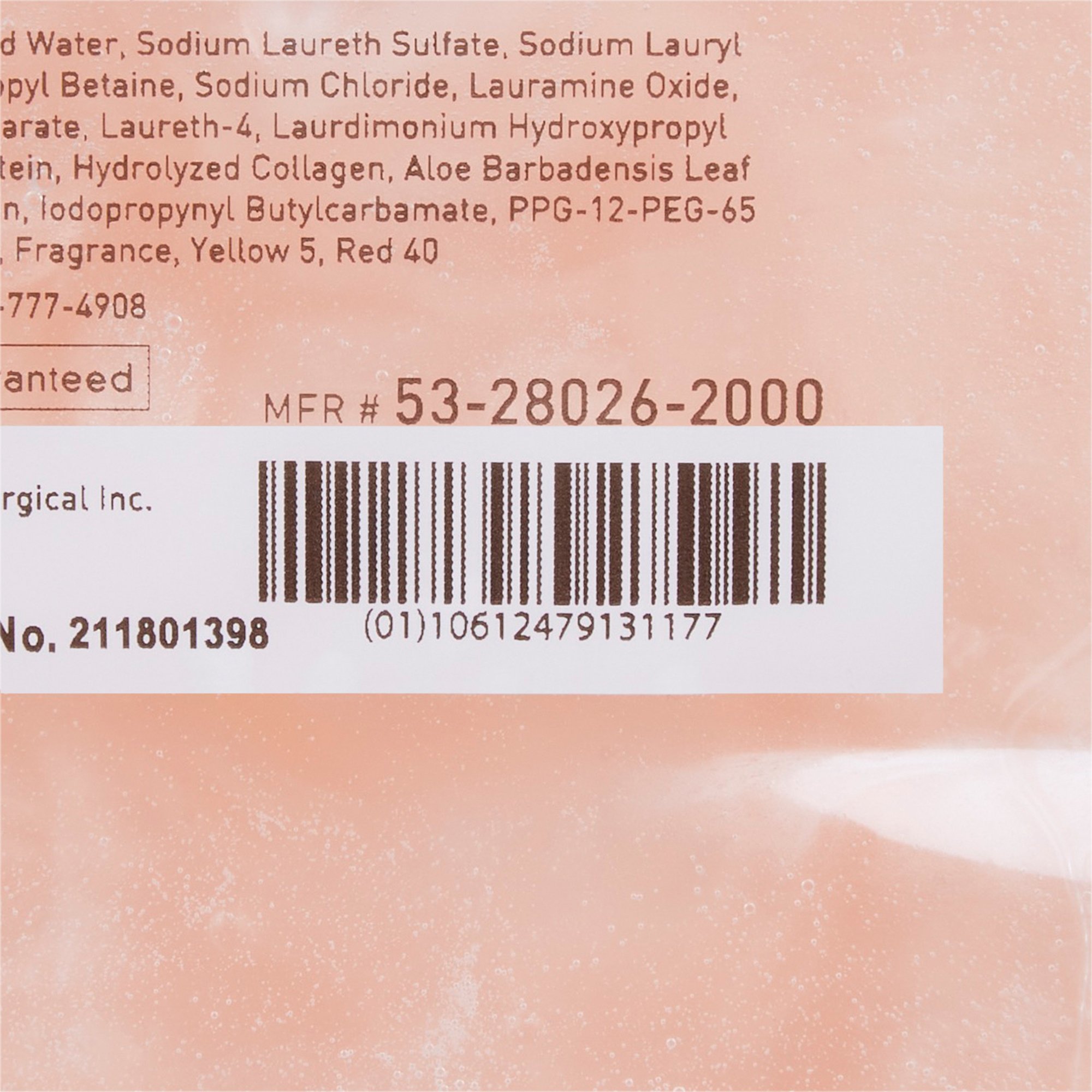 McKesson Brand 53-28026-2000 - McKesson Shampoo and Body Wash, 2,000 mL Dispenser Refill Bag - 1/Each, 4/Case