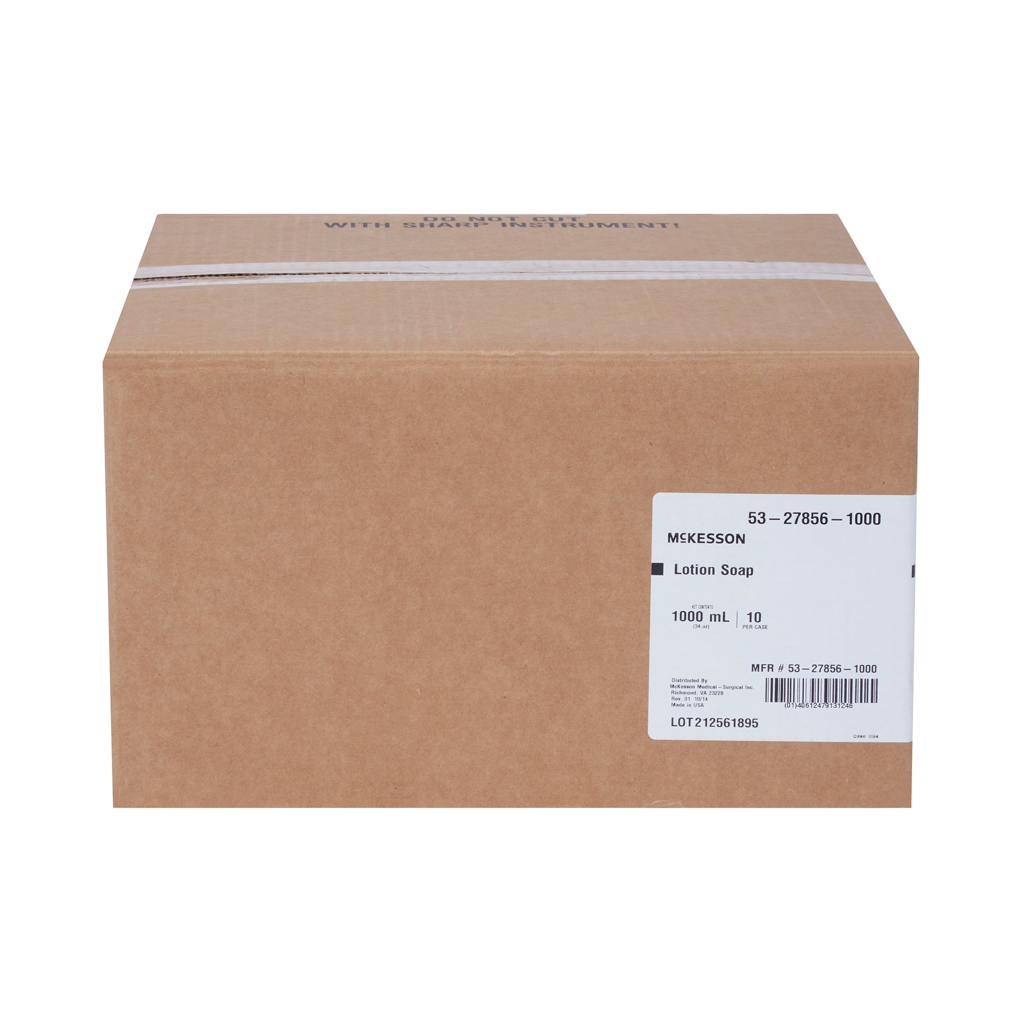 McKesson Brand 53-27856-1000 - McKesson Lotion Soap, 1,000 mL Refill Bag, Fresh Scent - 1/Each, 10/Case