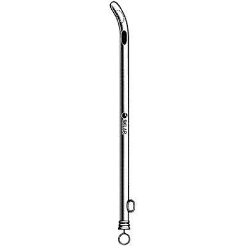 Sklar - 85-2218 Urinary Drainage Catheter Sklar® Premium OR Grade Straight Tip Chrome Plated Stainless Steel 18 Fr. 5-3/4 Inch Length