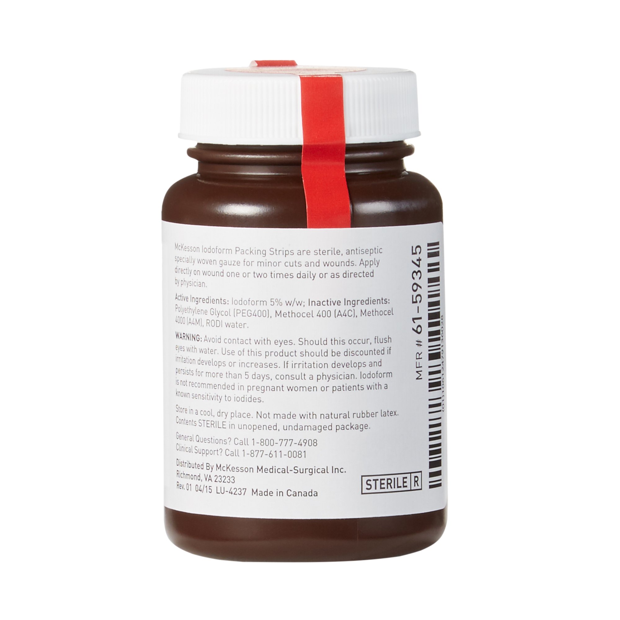 McKesson Brand - 61-59345 McKesson Iodoform Wound Packing Strip