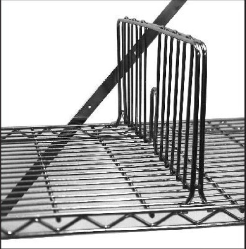 Intermetro Industries - DD18C Shelf Divider Metro® Super Erecta 2 X 8-3/5 Inch Chrome Steel