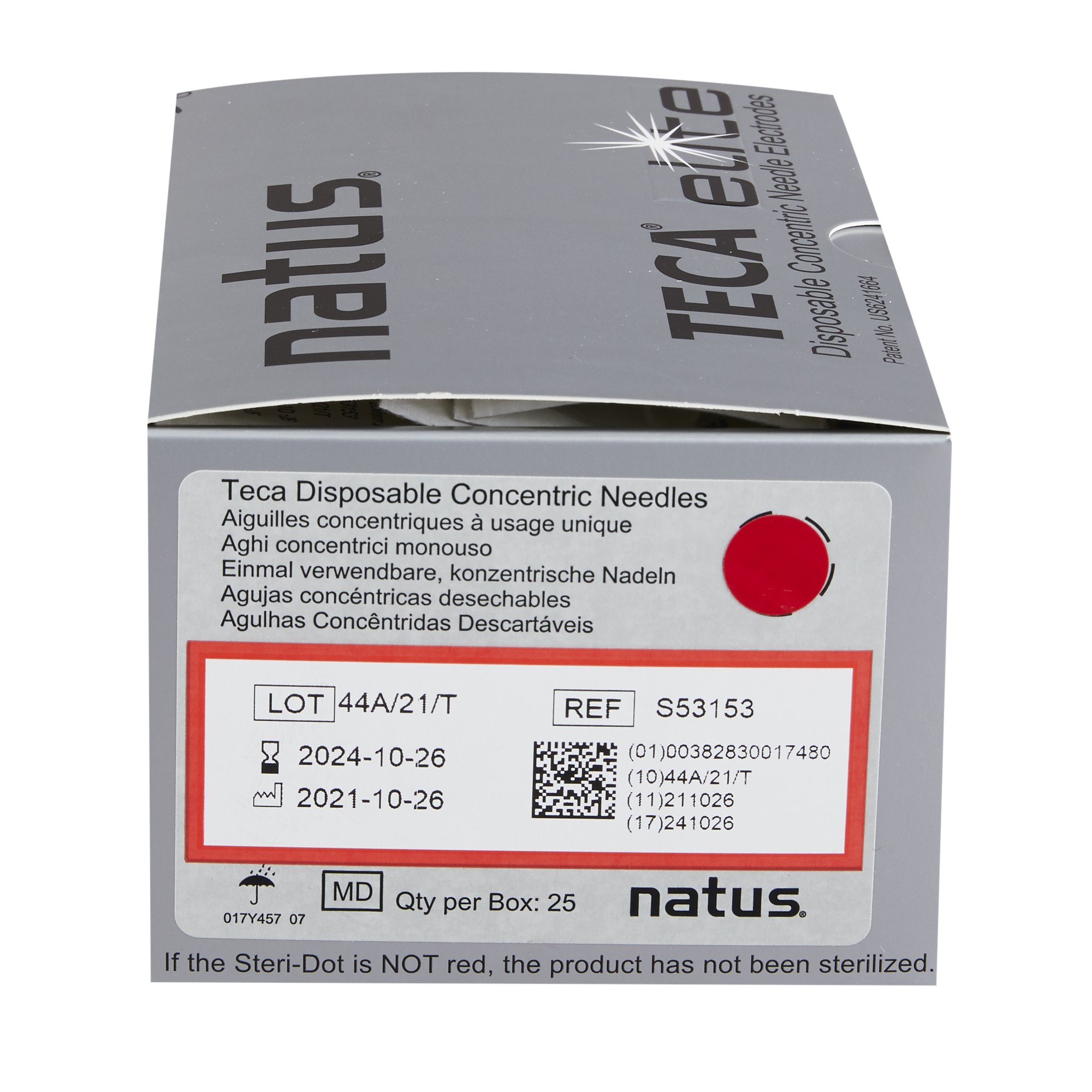 Natus Medical S53153 - Teca® Elite EMG Electrode - 25/Box
