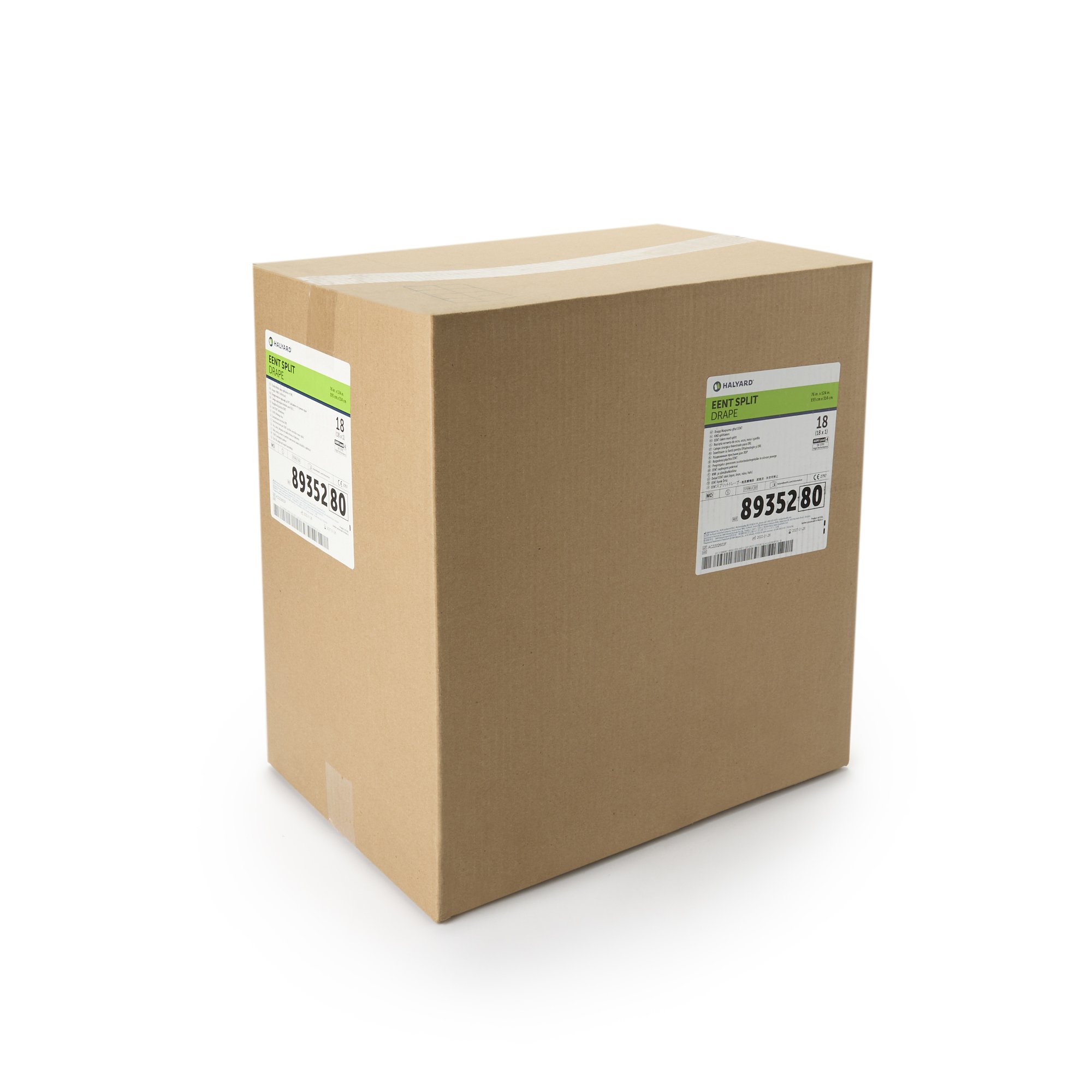O&M Halyard Inc 89352 - Halyard Sterile Split EENT Drape, 76 x 124 Inch - 1/Each, 18/Case