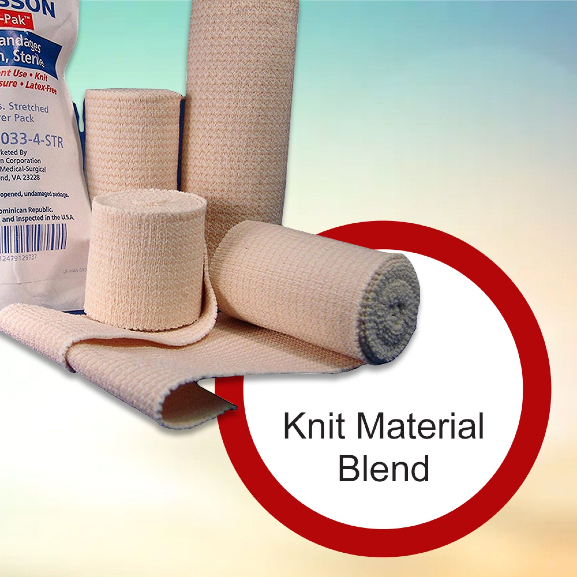 McKesson Brand - 16-1033-3-STR McKesson hook-and-loop closure Elastic Bandage