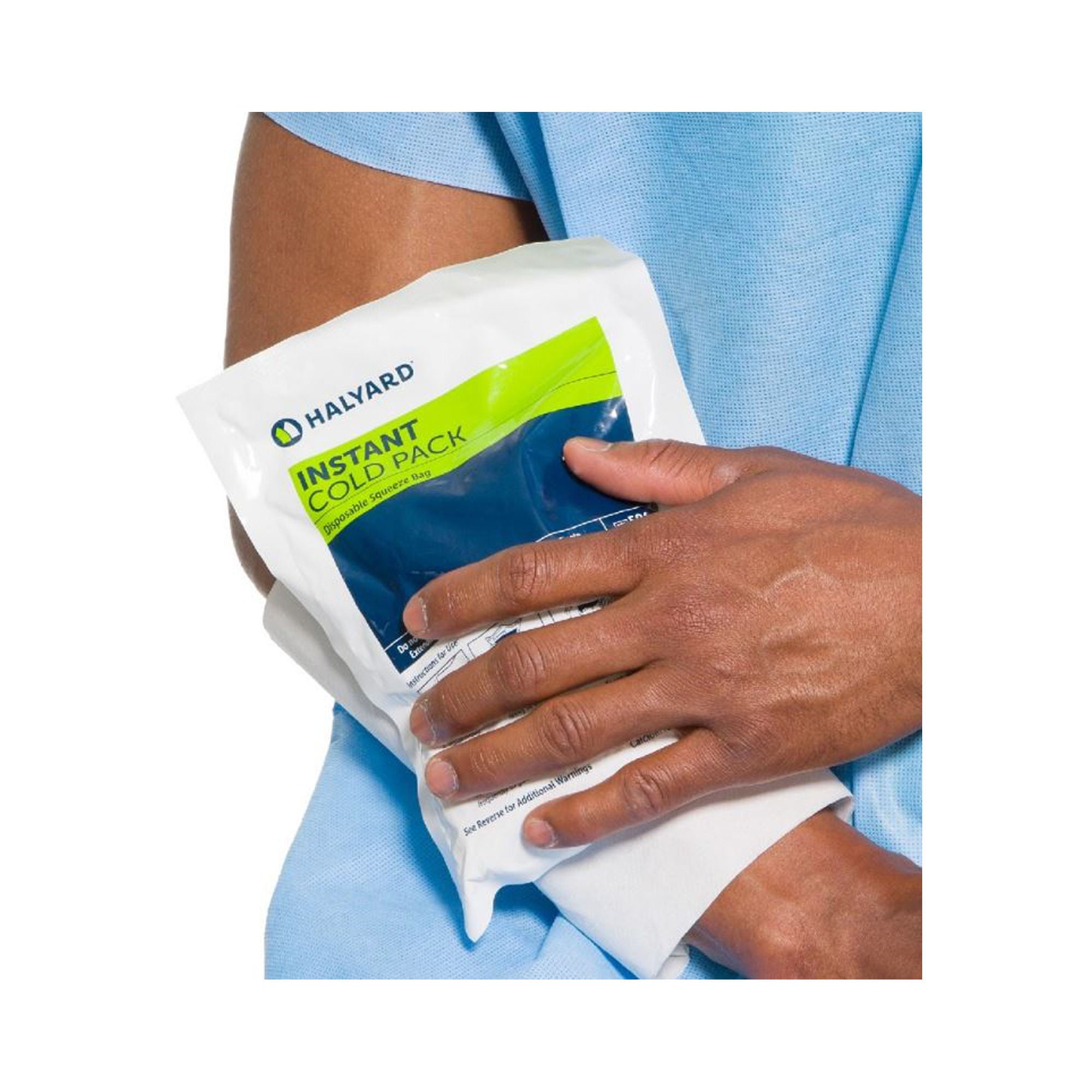 O&M Halyard Inc - 59688 Instant Cold Pack Halyard® General Purpose Large 6-1/4 X 8-1/2 Inch Plastic / Ammonium Nitrate / Water Disposable