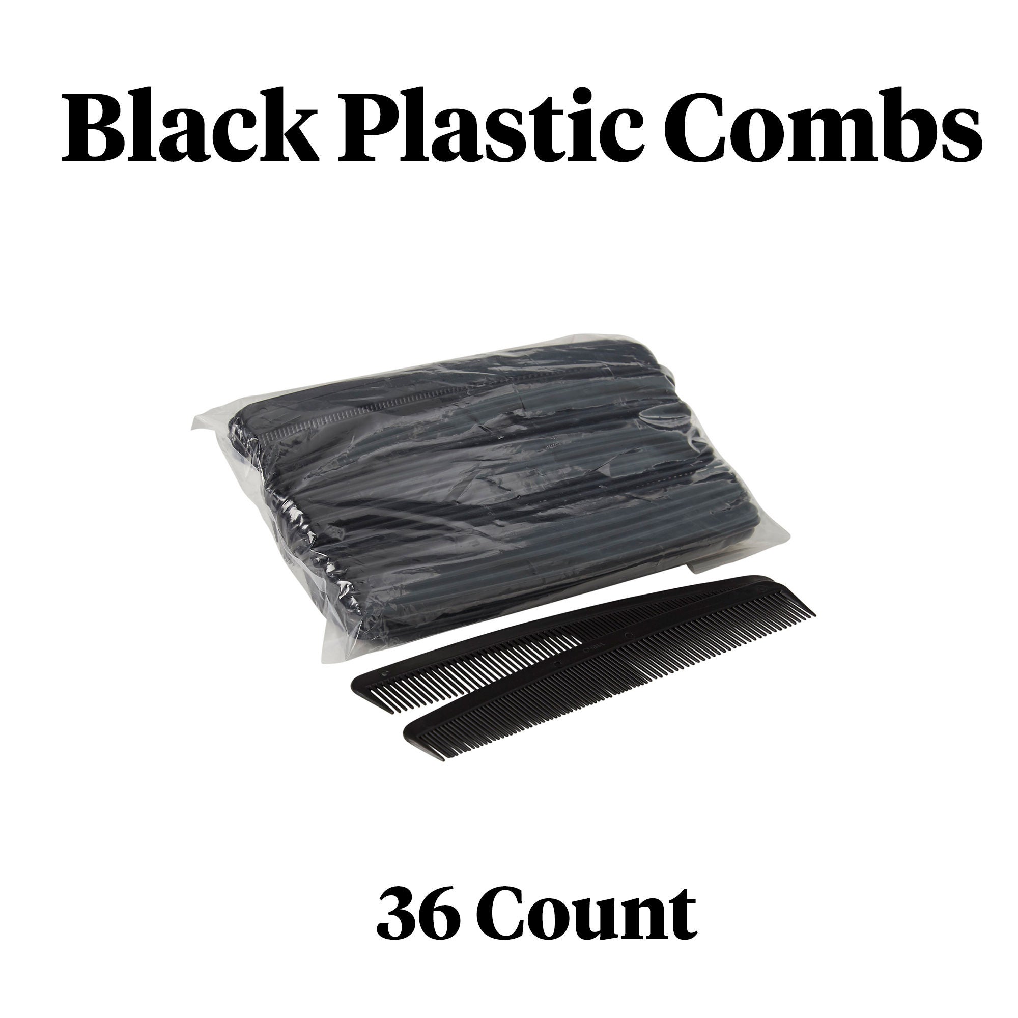 McKesson Brand - 16-C7 McKesson Black Plastic Hair Comb