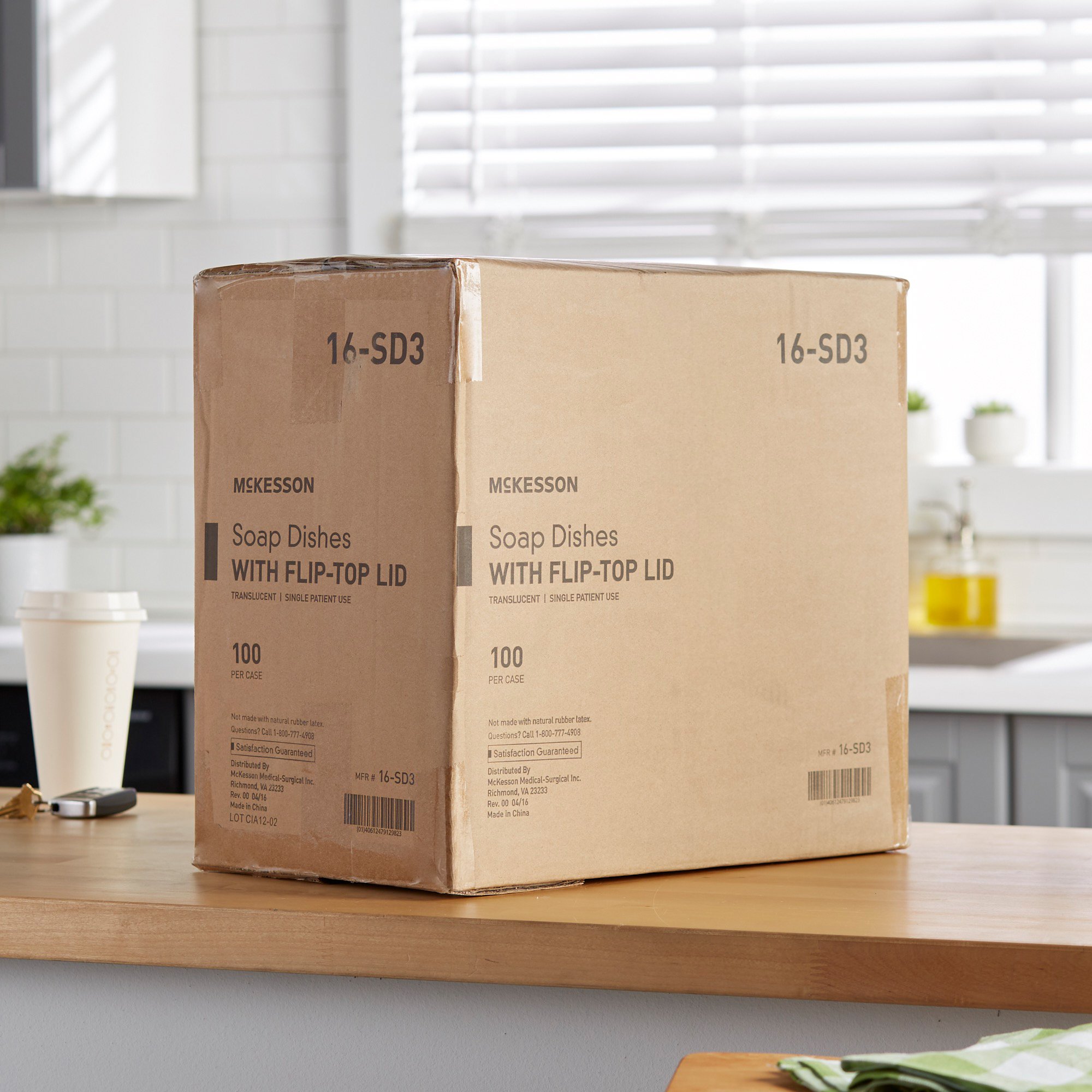 McKesson Brand 16-SD3 - McKesson Soap Dish - 1/Each, 100/Case