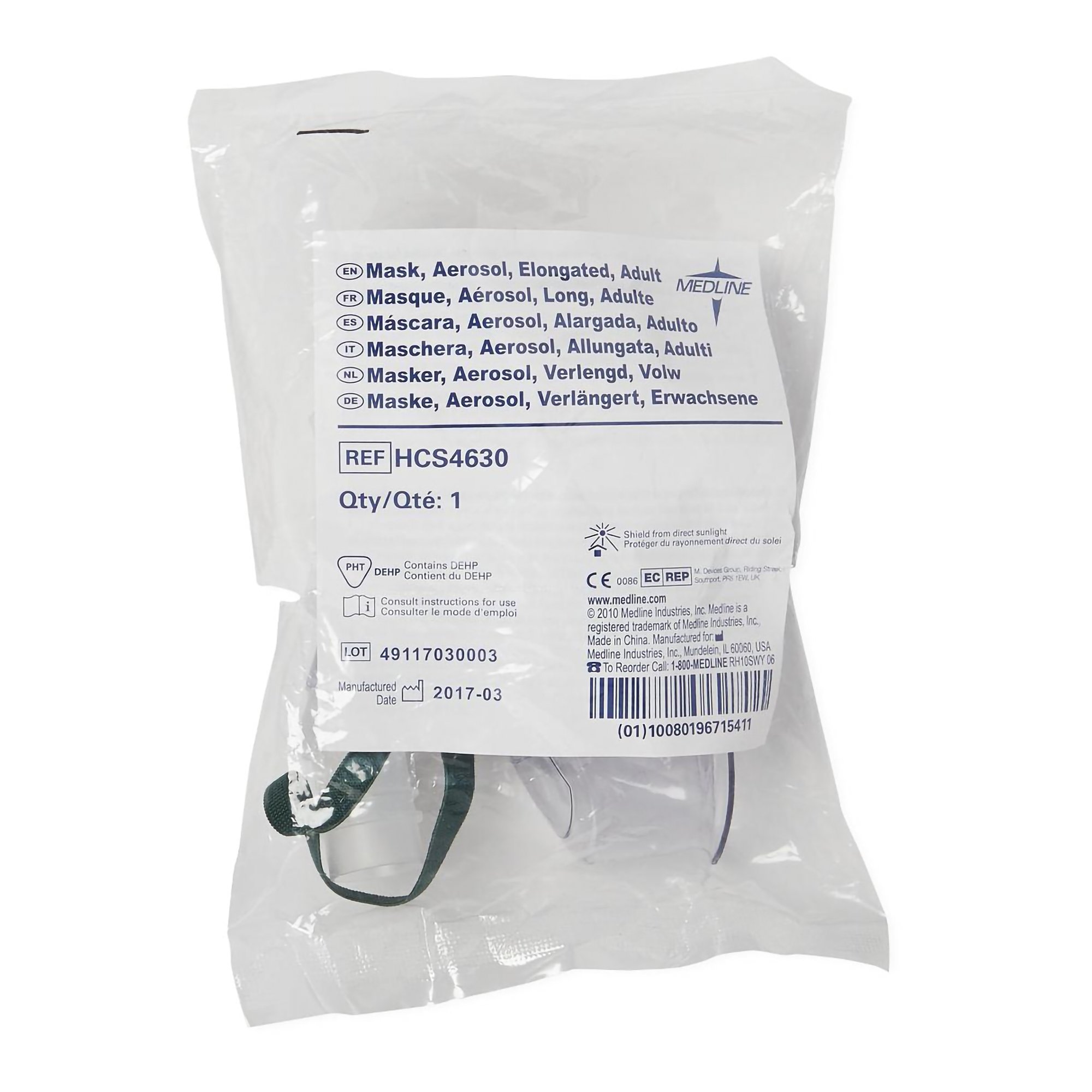 Medline HCS4630 - Medline Aerosol Face Mask - 1/Each, 50/Case