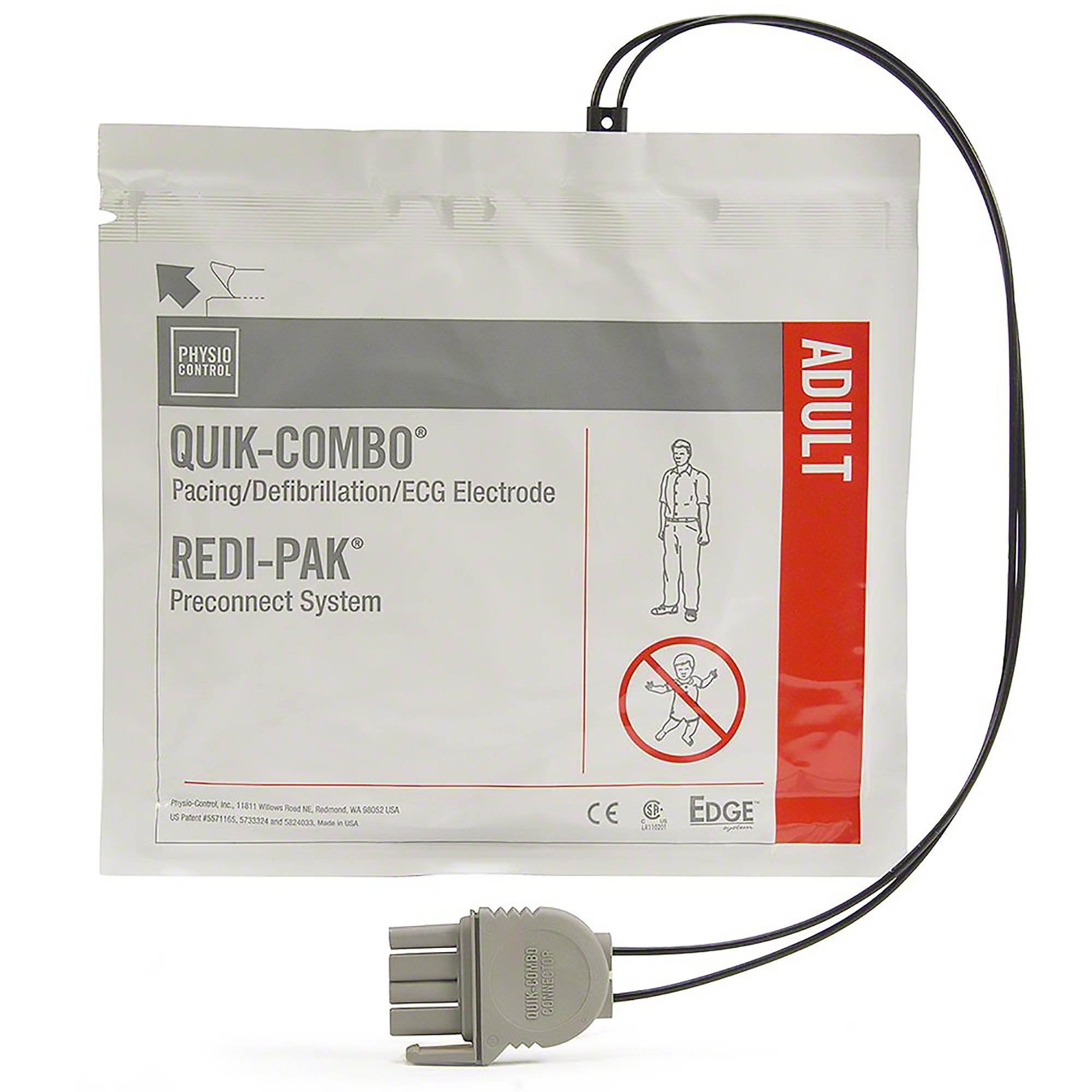The Palm Tree Group - 11996-000017 Quik-Combo Defibrillation Electrode