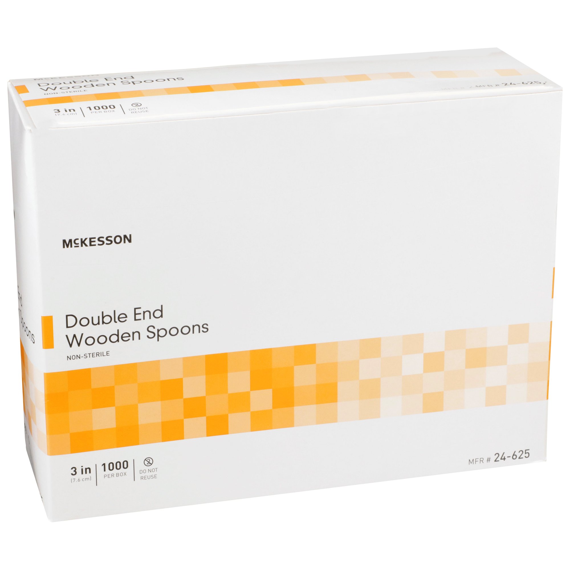 McKesson Brand 24-625 - McKesson Double-End Wood Spoon - 1/Box, 10/Case