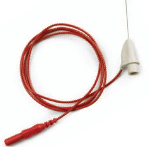 Natus Medical - MJT-3726-LL EMG Needle Electrode with Leadwire Teca® MyoJect™ 26 Gauge X 1-1/2 Inch Needle Length X 30 Inch Lead Length Coated Stainless Steel Sterile Sharp Needle Tip Disposable
