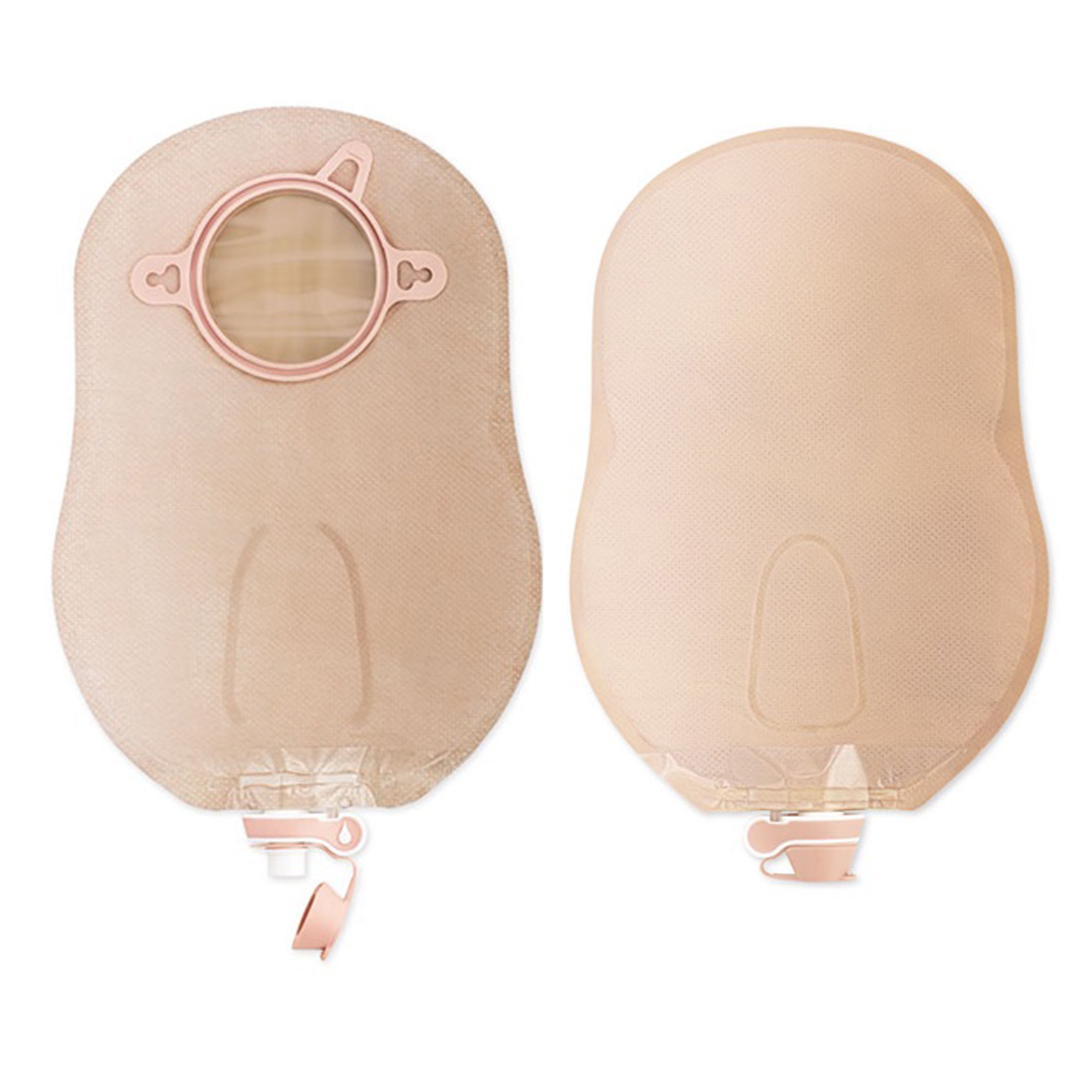 Hollister - 18414 New Image™ 18414 Two-Piece Beige Urostomy Pouch