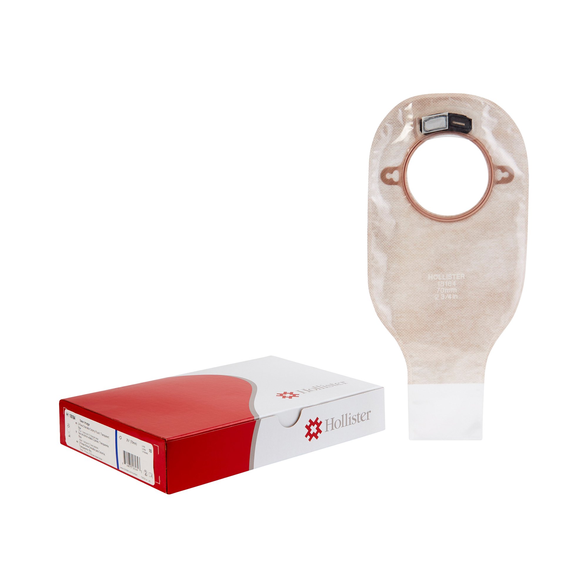 Hollister - 18164 New Image™ 18164 Two-Piece Transparent Ostomy Pouch
